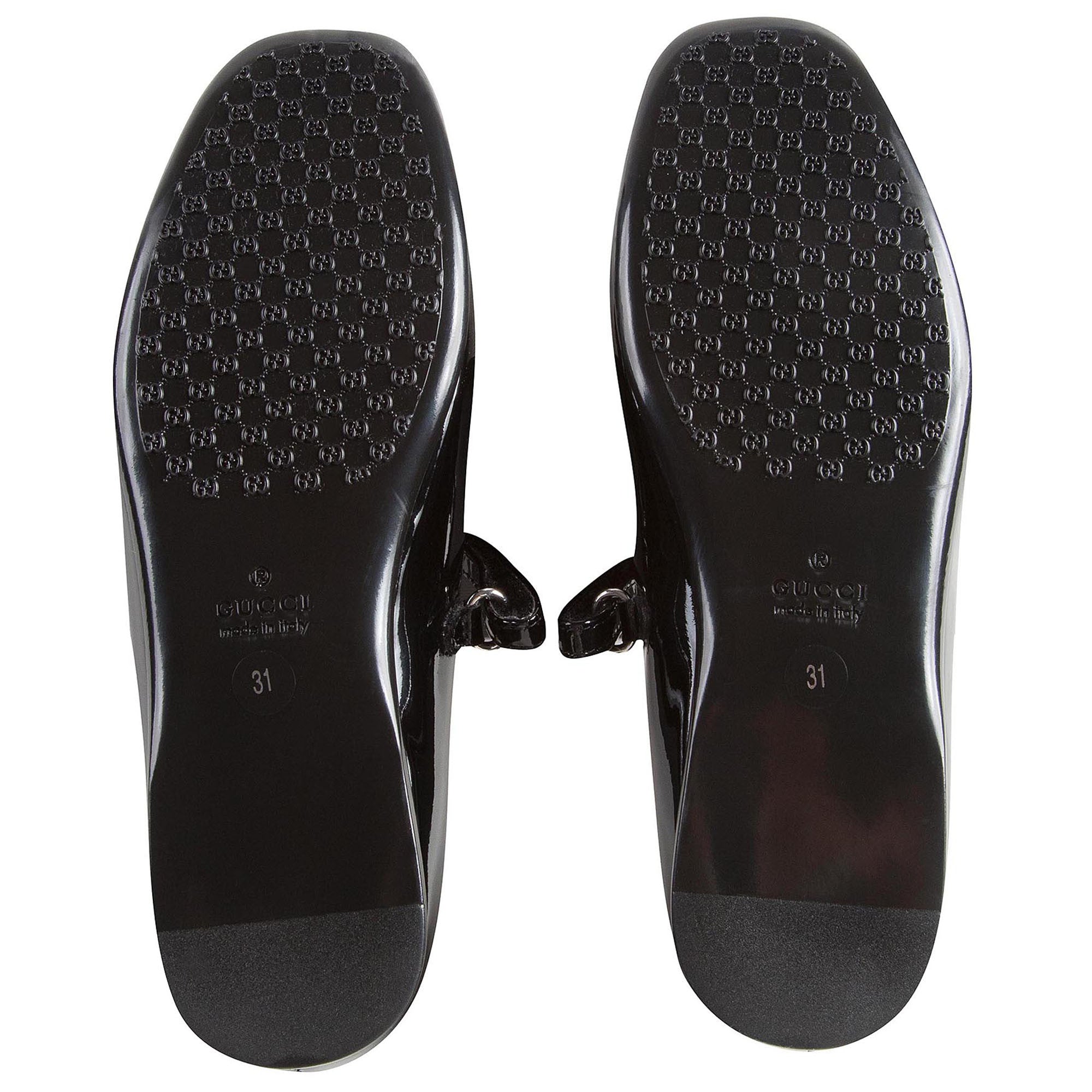 Girls Black Patent Leather Shoes With Horsebit - CÉMAROSE | Children's Fashion Store - 4