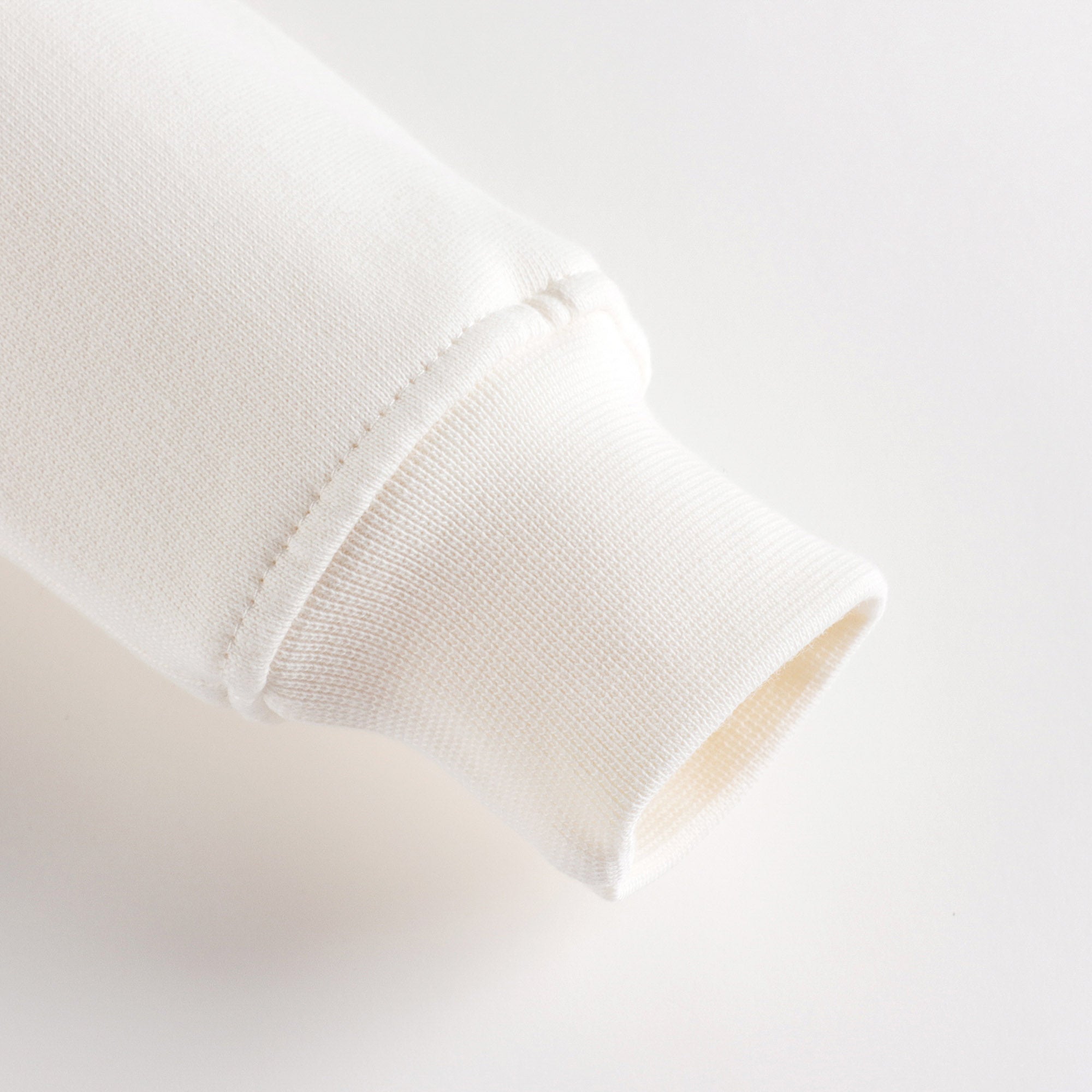 Boys & Girls White Logo Cotton Sweatshirt