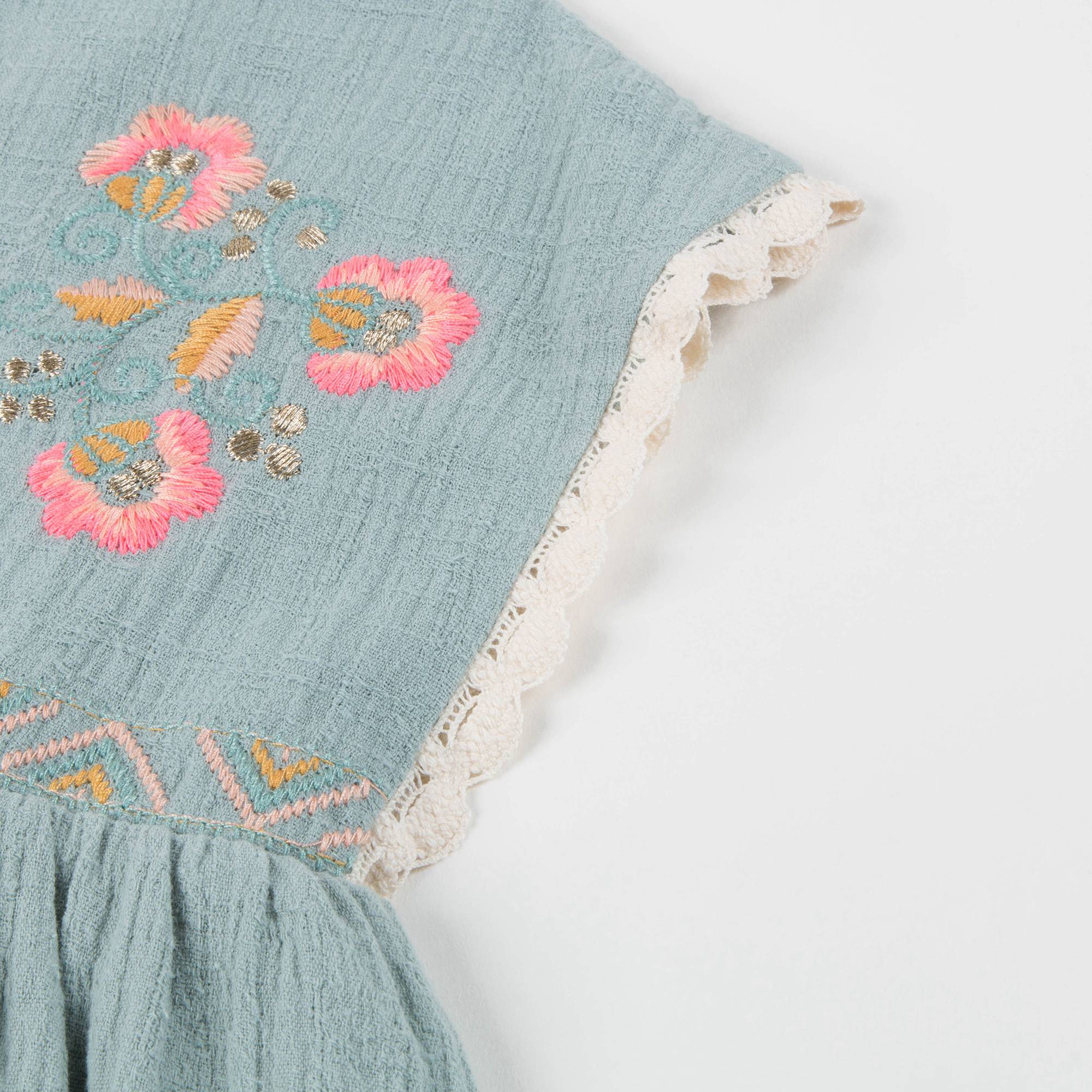 Girls Blue "Oleste" Dress