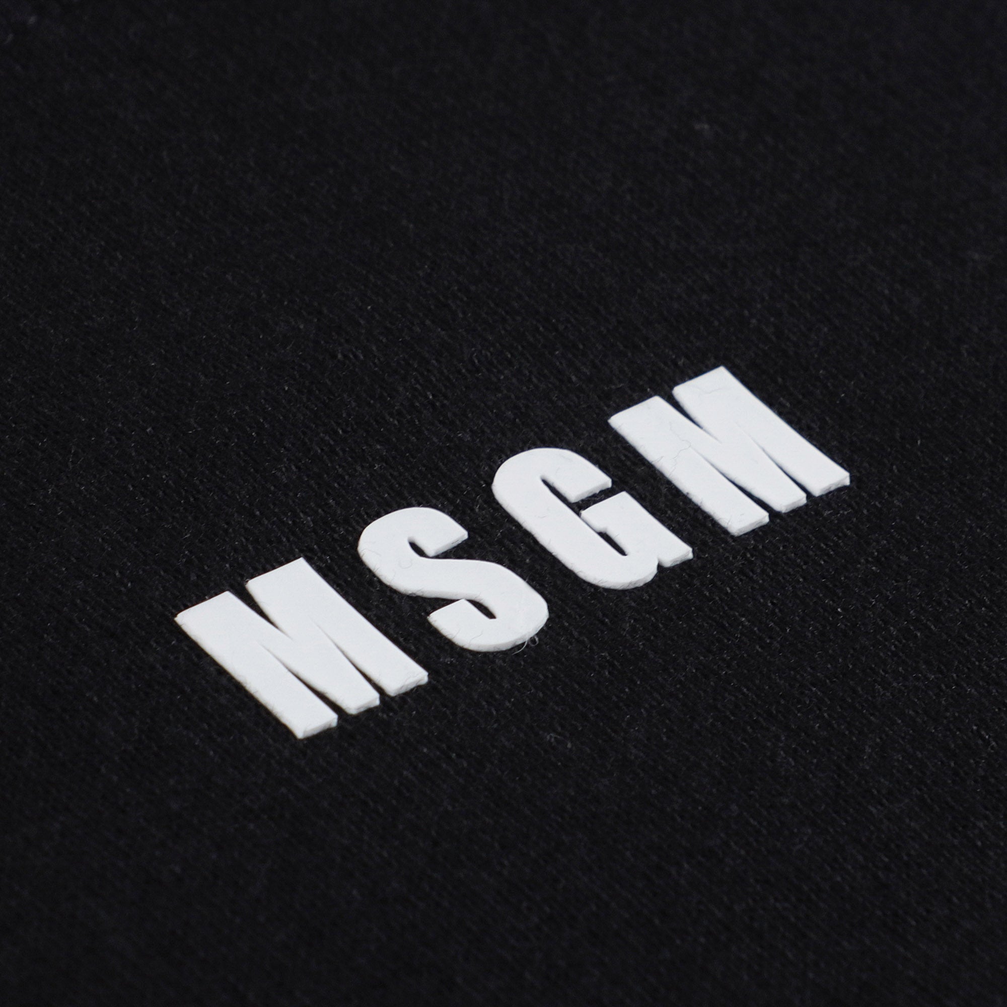 Boys & Girls Black Logo Cotton Sweatshirt