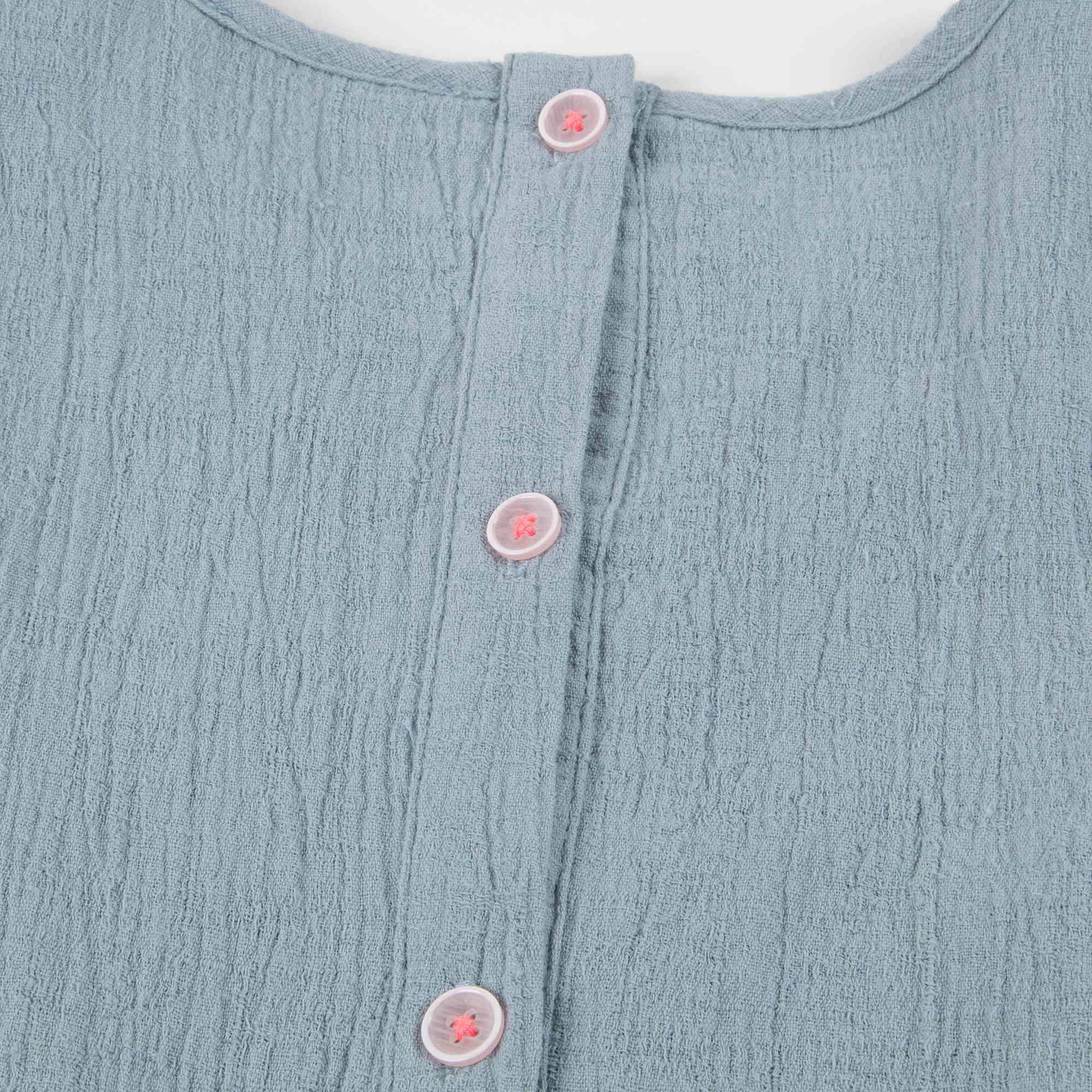 Girls Silver Blue "Numidie" Dress