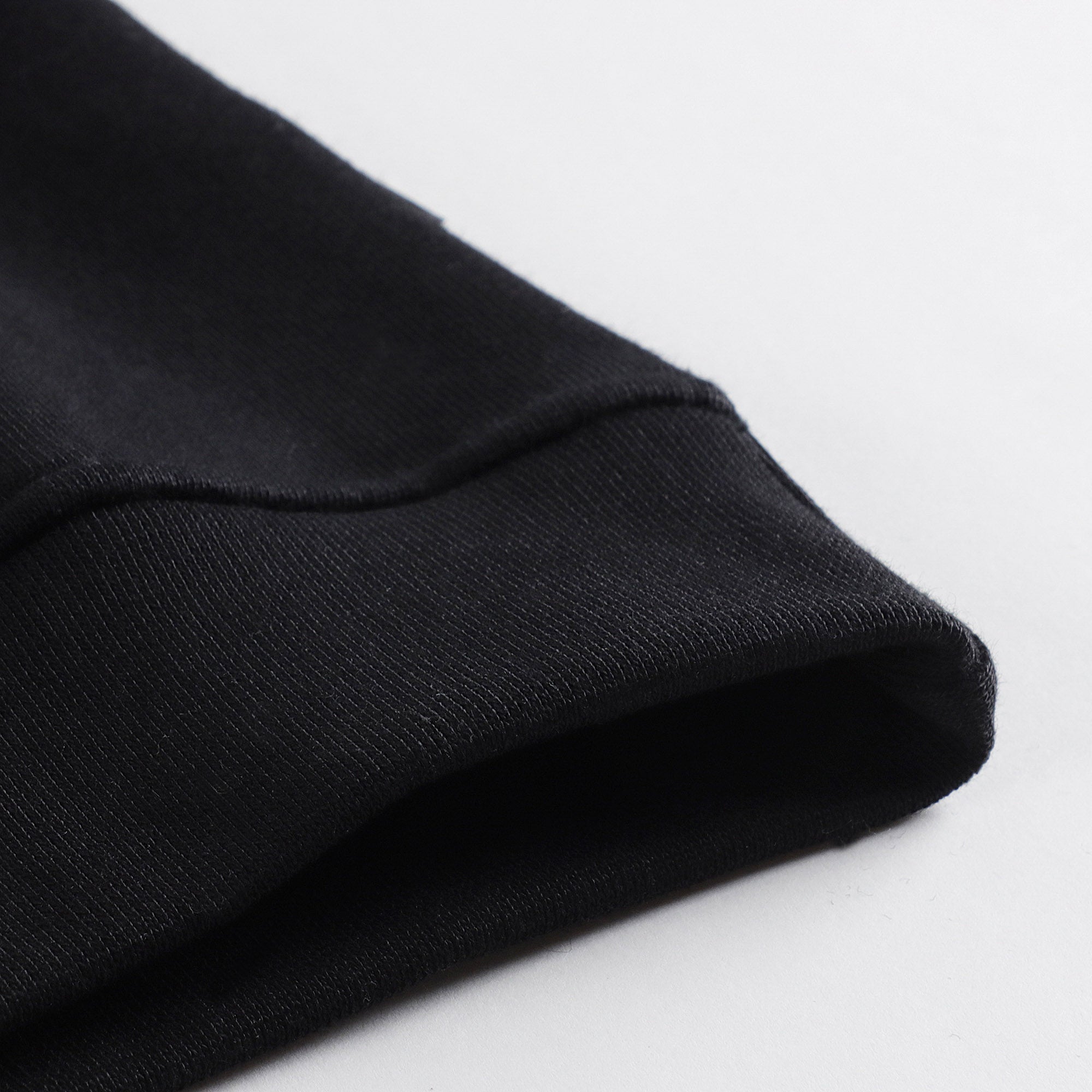 Boys & Girls Black Logo Cotton Sweatshirt