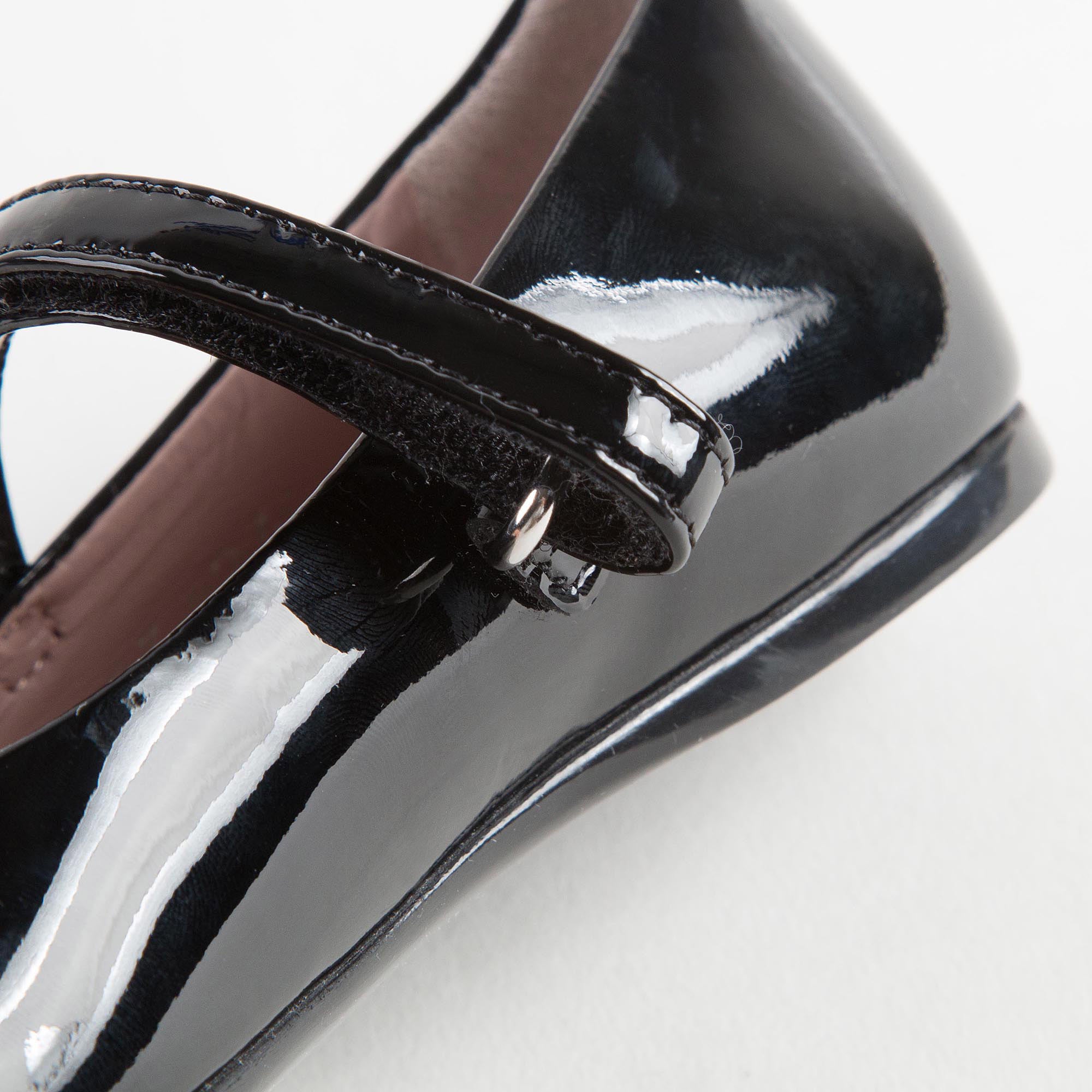 Baby Girls Black Patent Leather Shoes With Horsebit - CÉMAROSE | Children's Fashion Store - 6