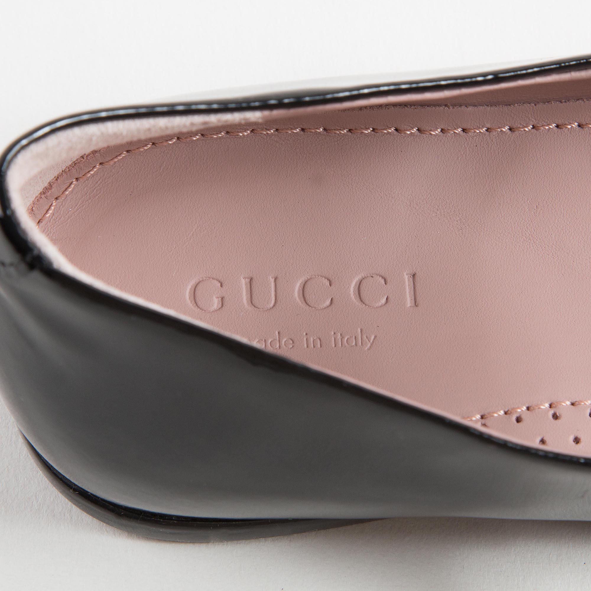 Girls Black Patent Leather Shoes With Horsebit - CÉMAROSE | Children's Fashion Store - 9