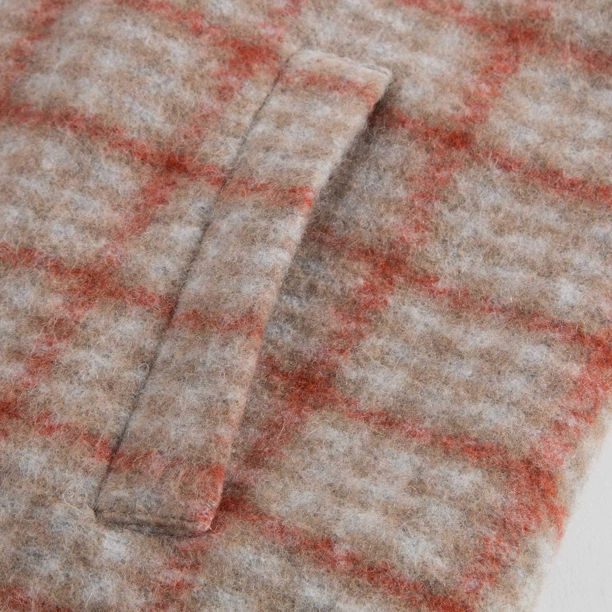 Girls Check Overcoat