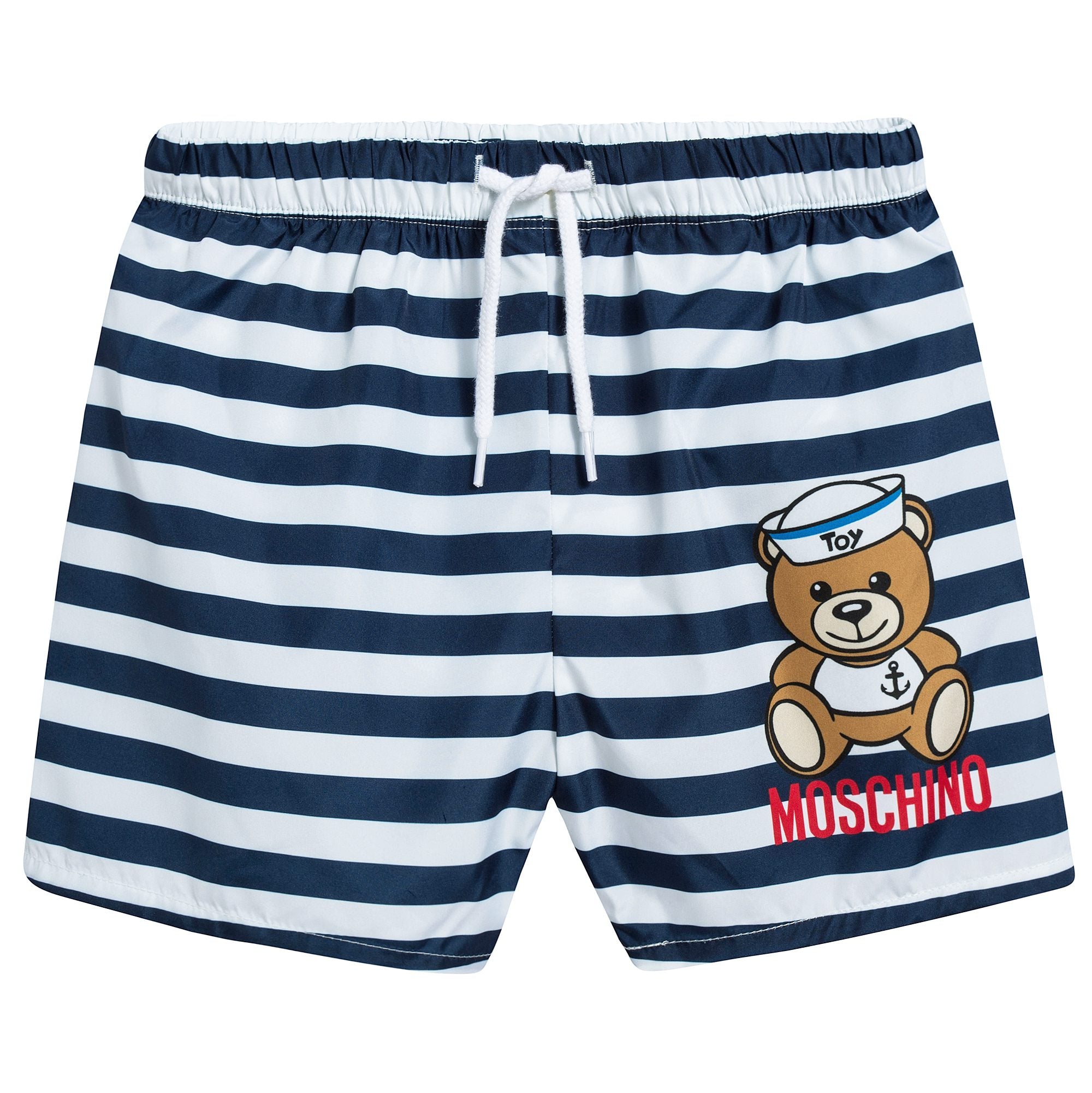 Baby Boys Blue Stripes Swim Trunks