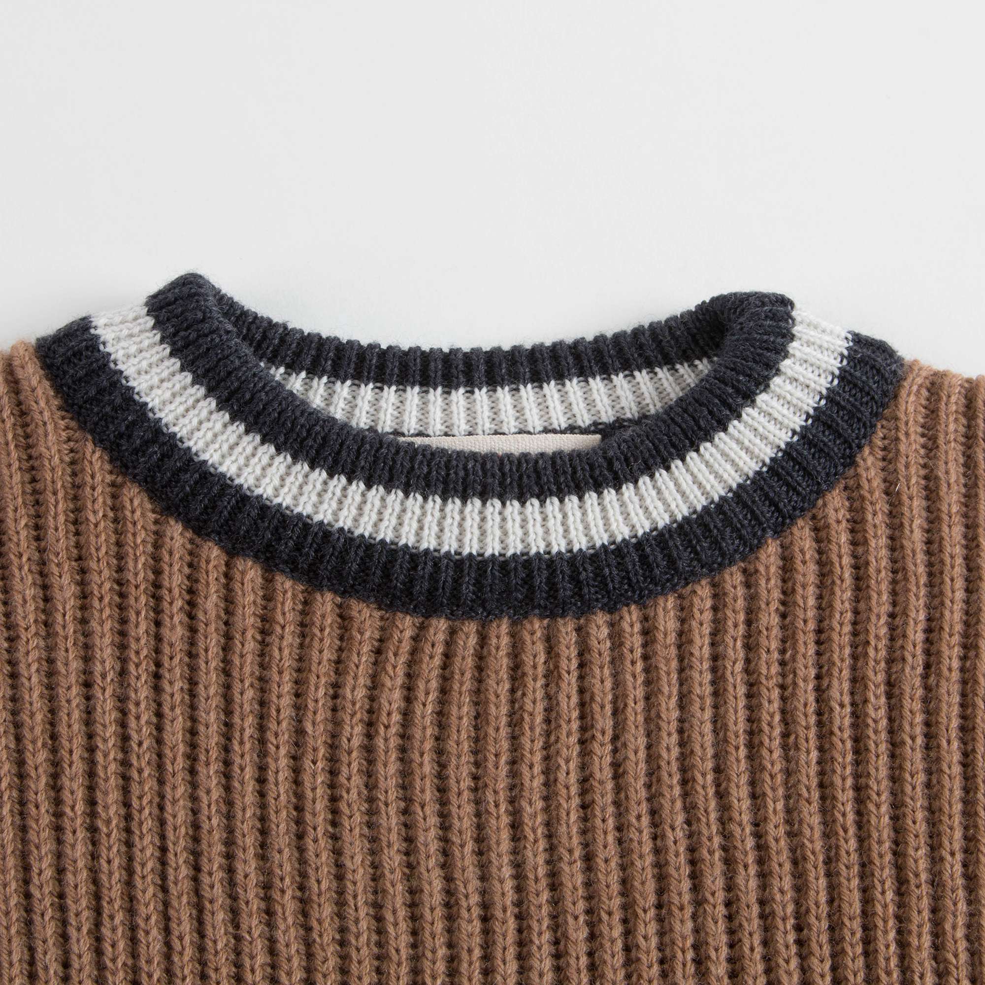 Girls & Boys Fisherman Rib Sweater
