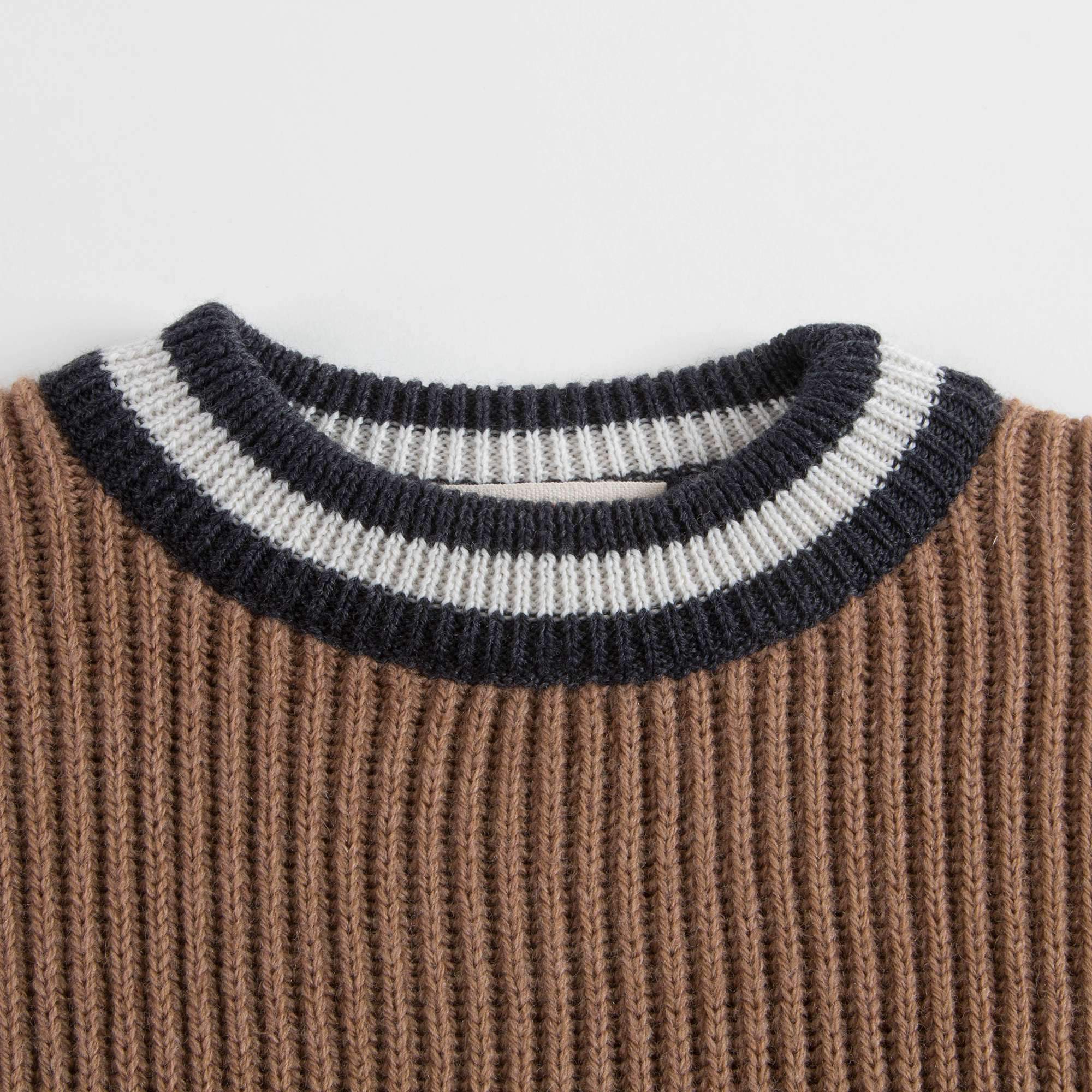 Girls & Boys Fisherman Rib Sweater