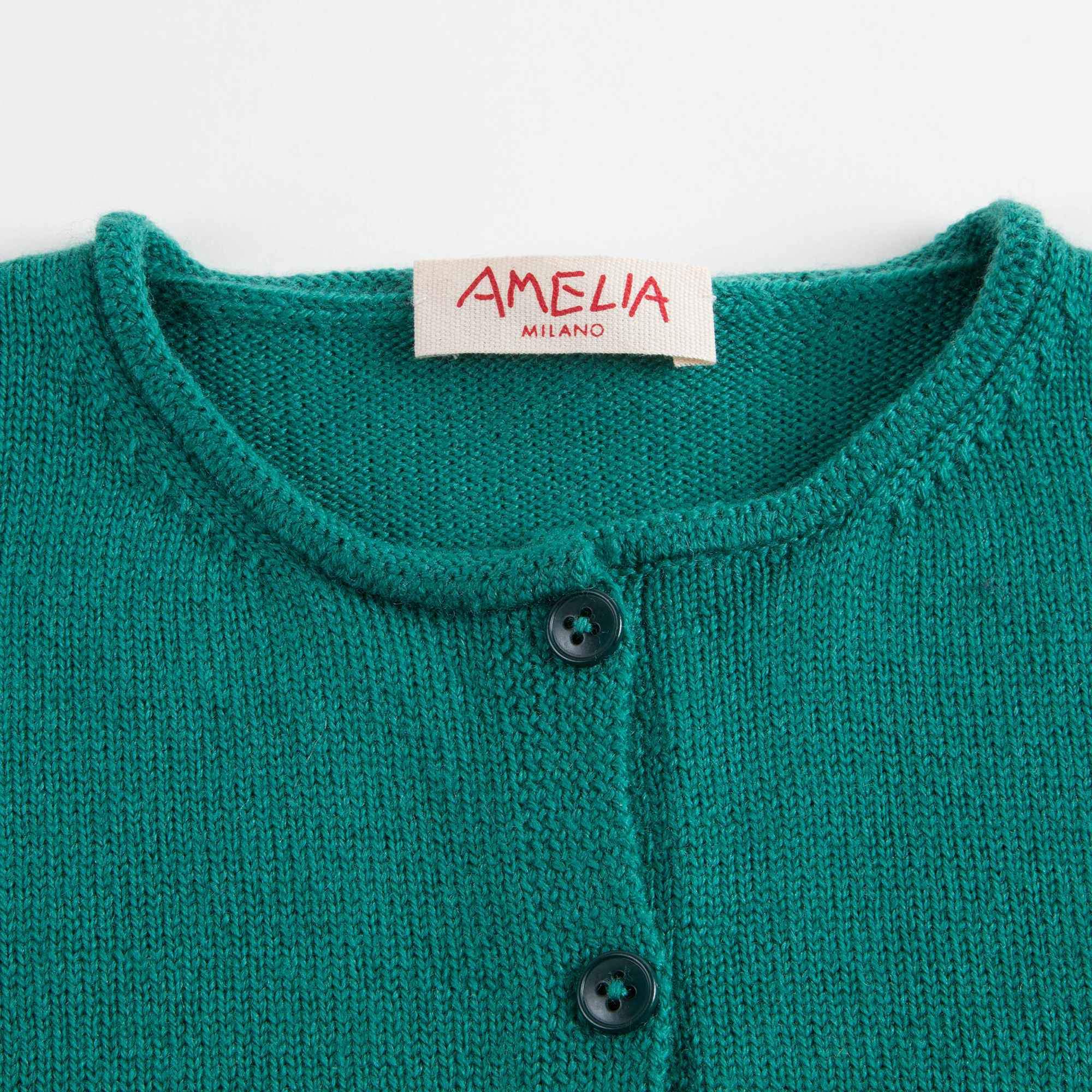 Girls Mint Blue Cardigan