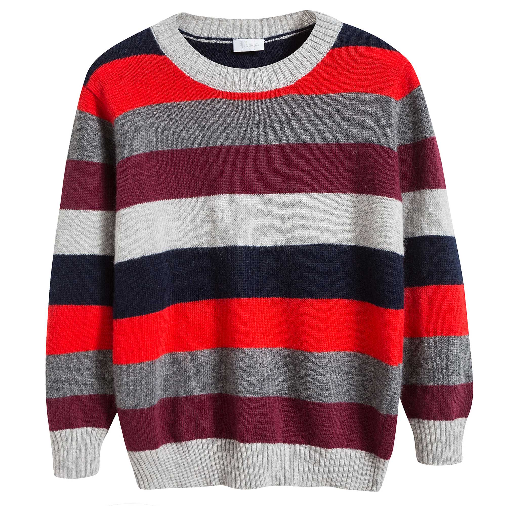 Boys Stripe Wool Sweater