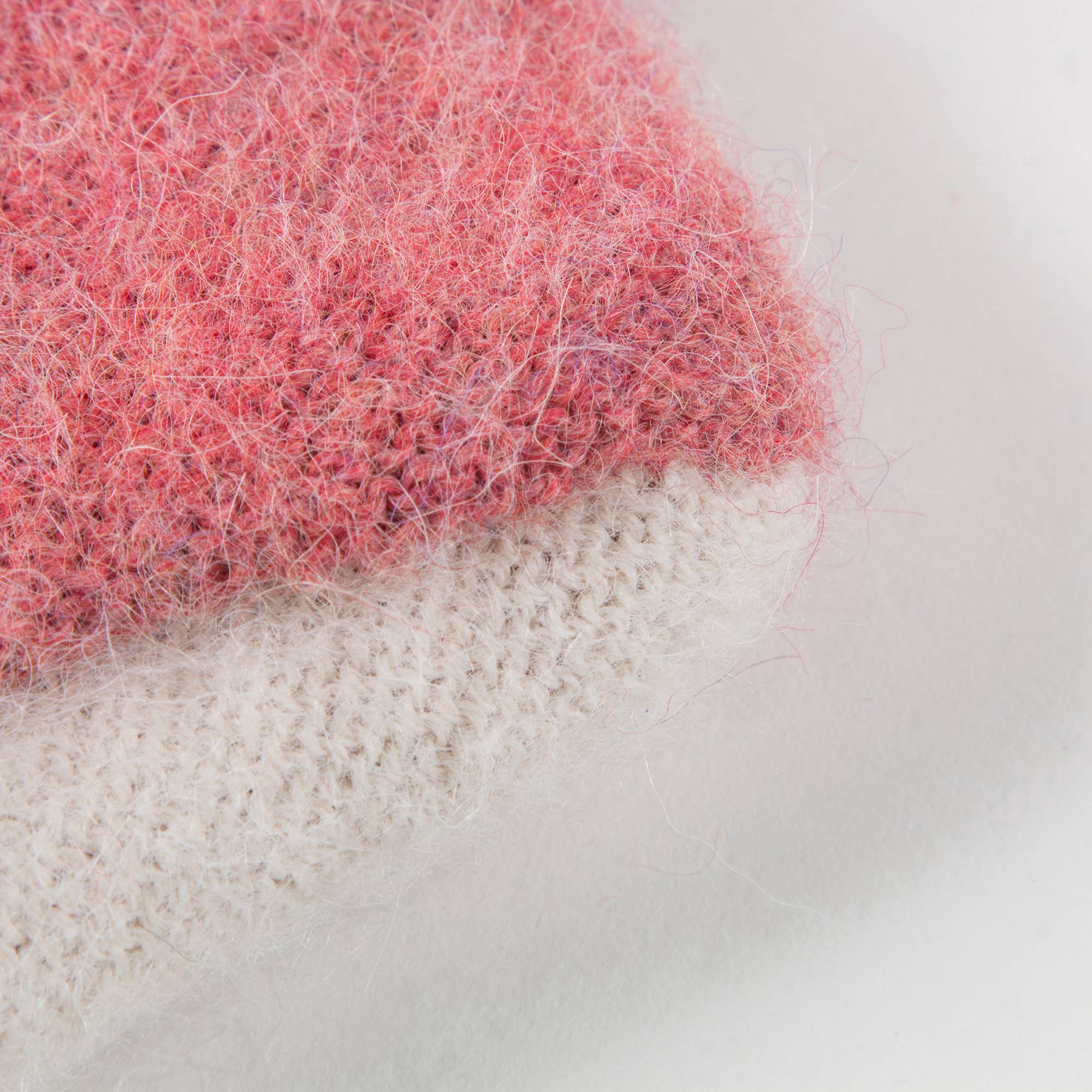 Baby Rose Pink Bunny Alpaca Wool Animal Booties