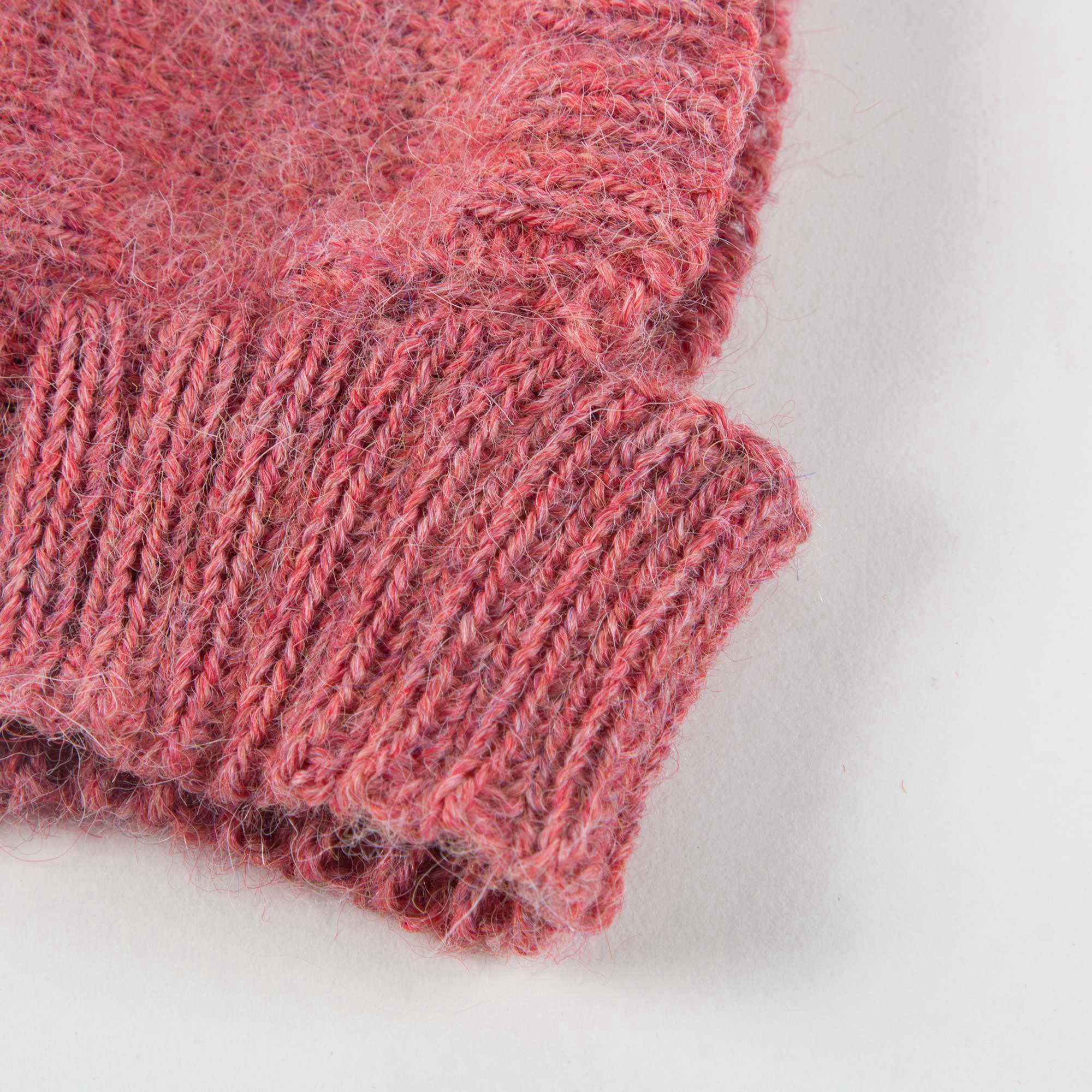 Baby Pink Bunny Alpaca Wool Animal Hat