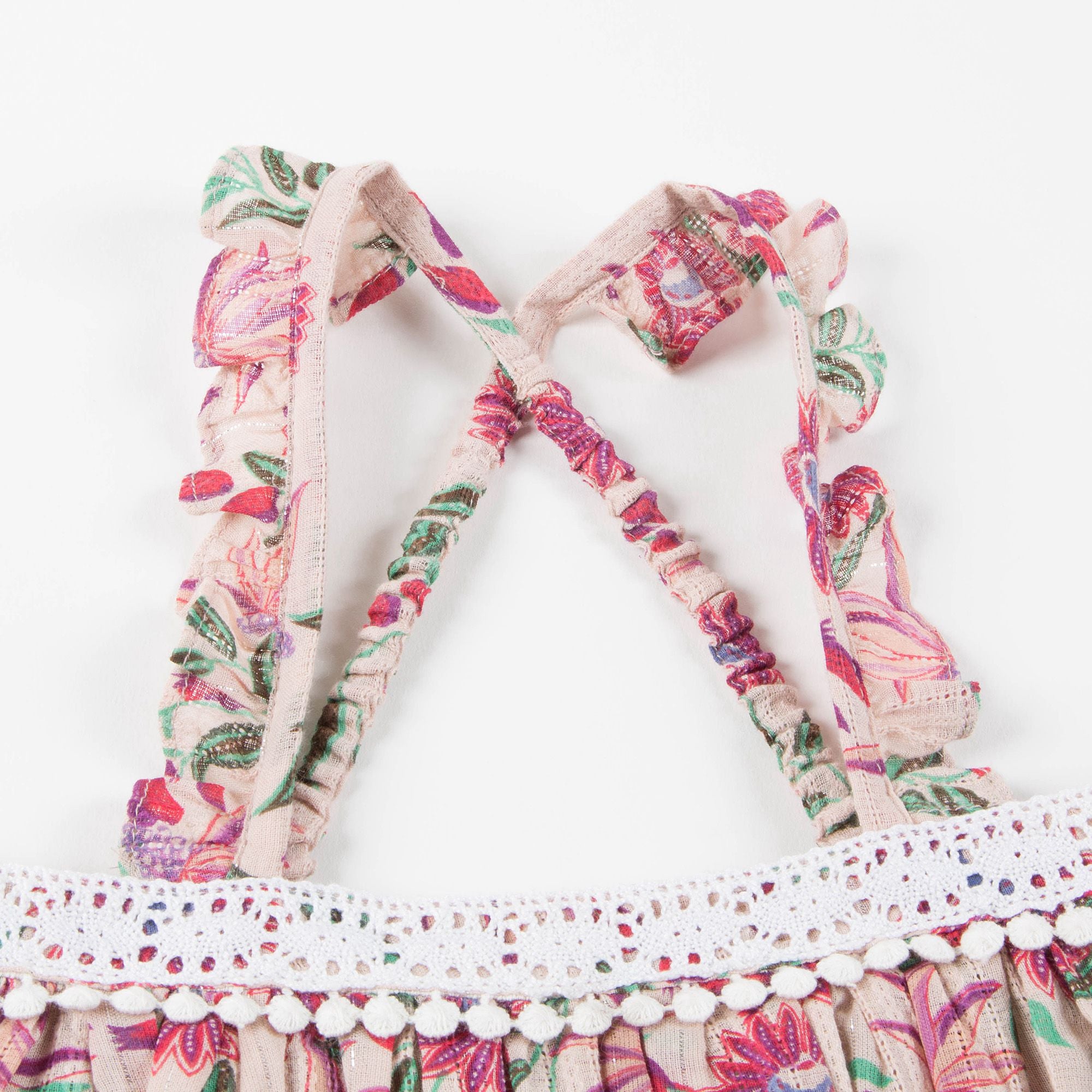 Girls White Flower "Lola" Dress