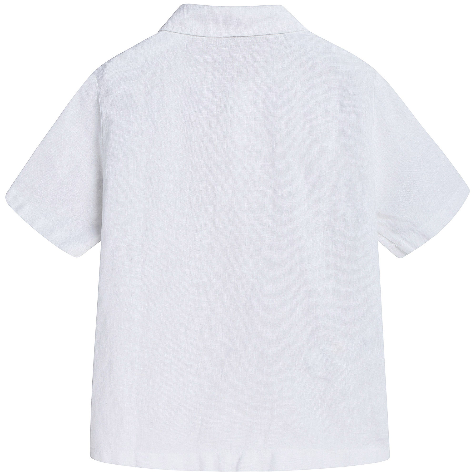 Boys White Polo Shirt - CÉMAROSE | Children's Fashion Store - 2