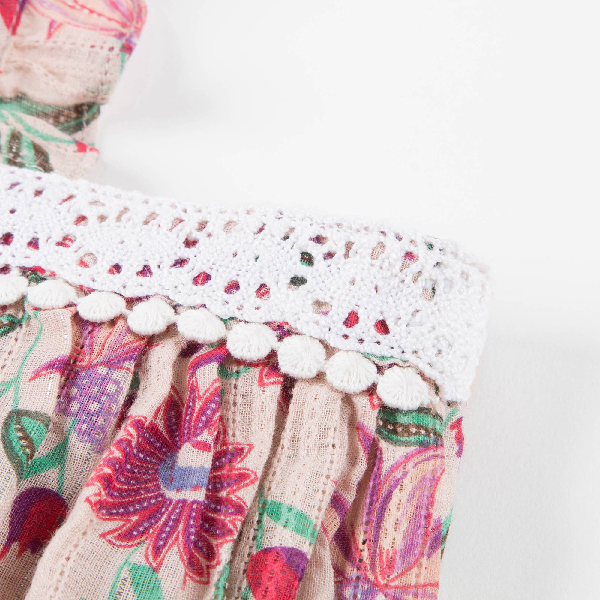 Girls White Flower "Lola" Dress