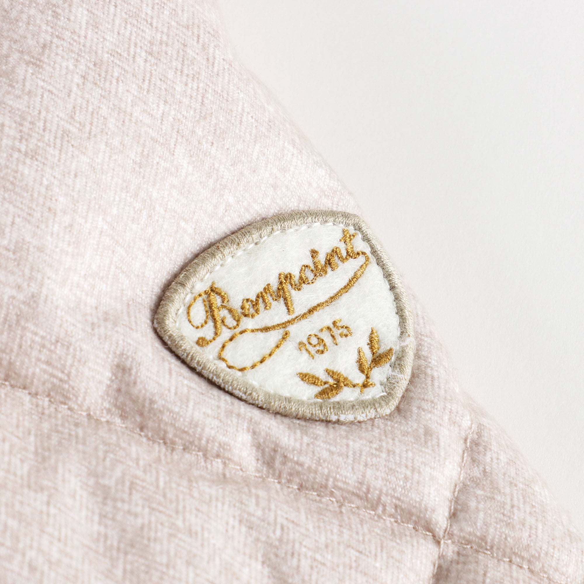 Girls Beige Padded Down Jacket