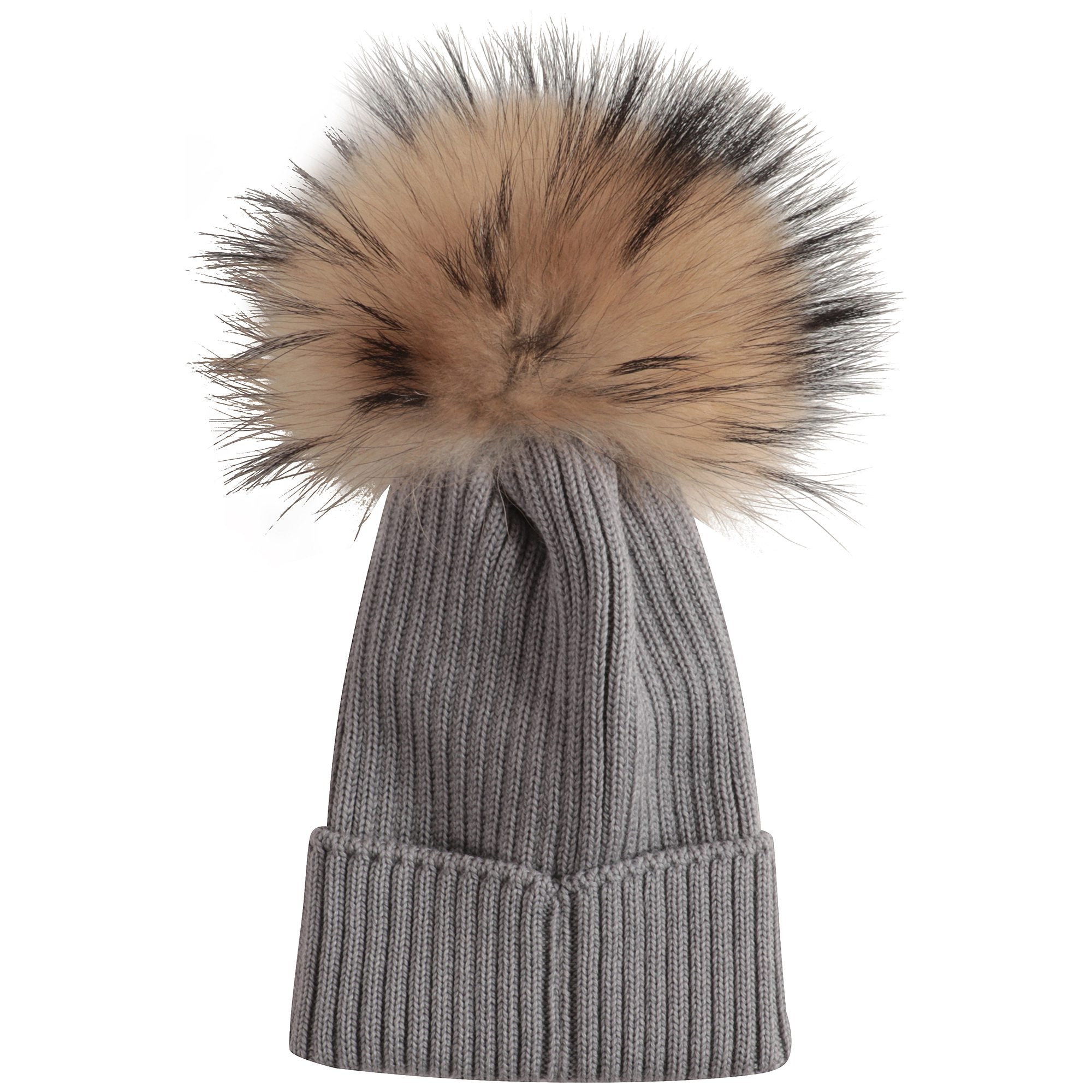 Boys Grey Wool Hat