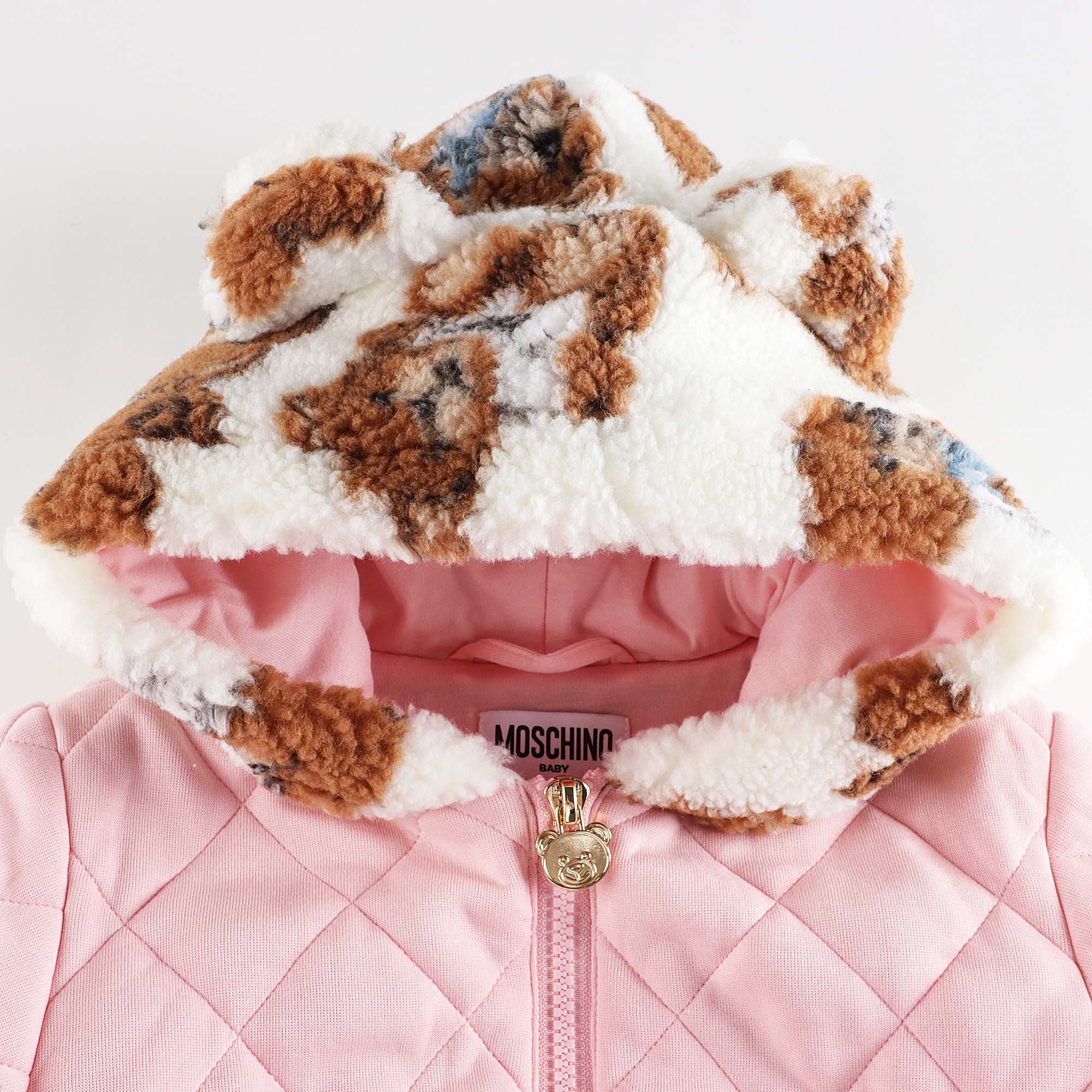 Baby Girls Pink Hooded Jacket