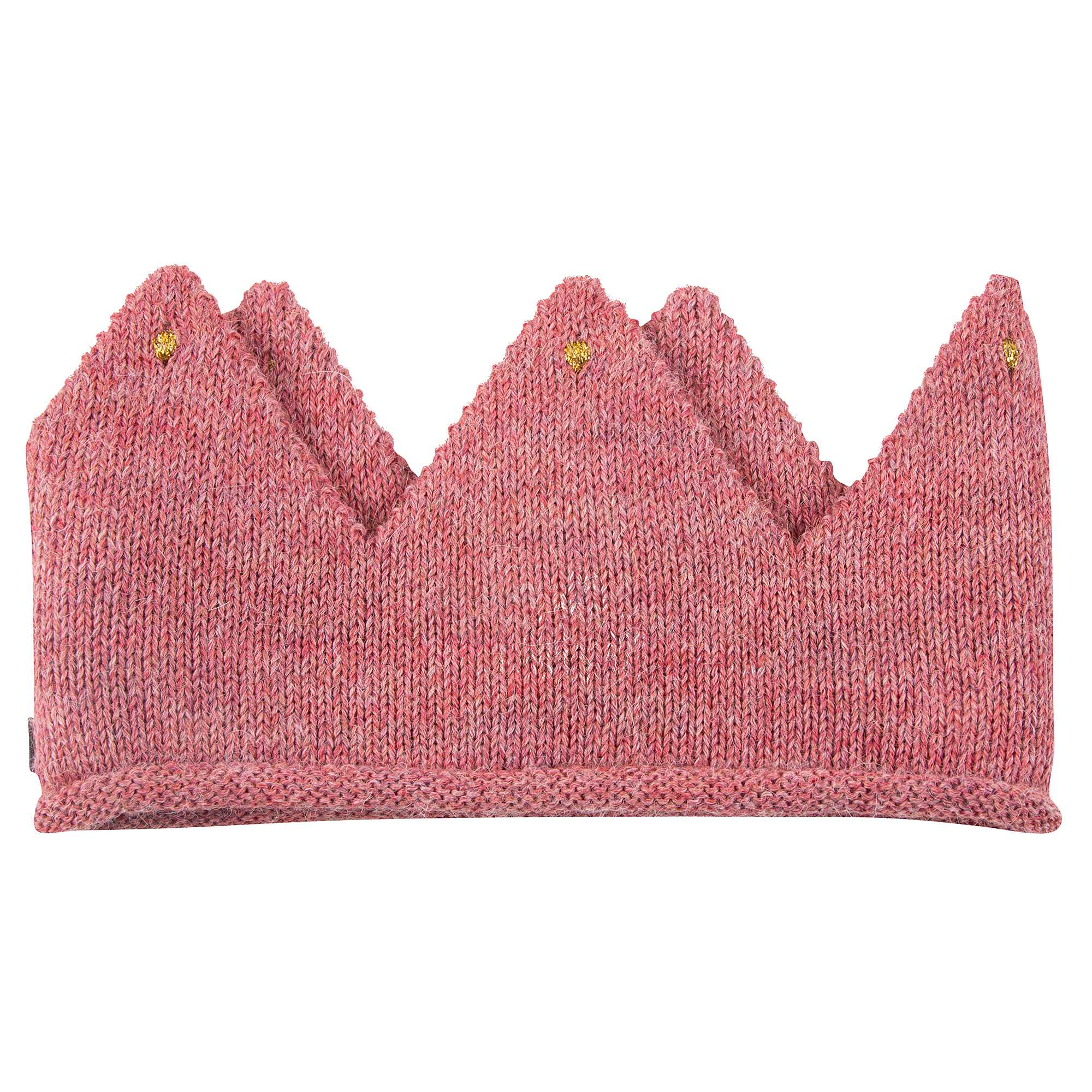 Baby Rose Pink Alpaca Wool Crown
