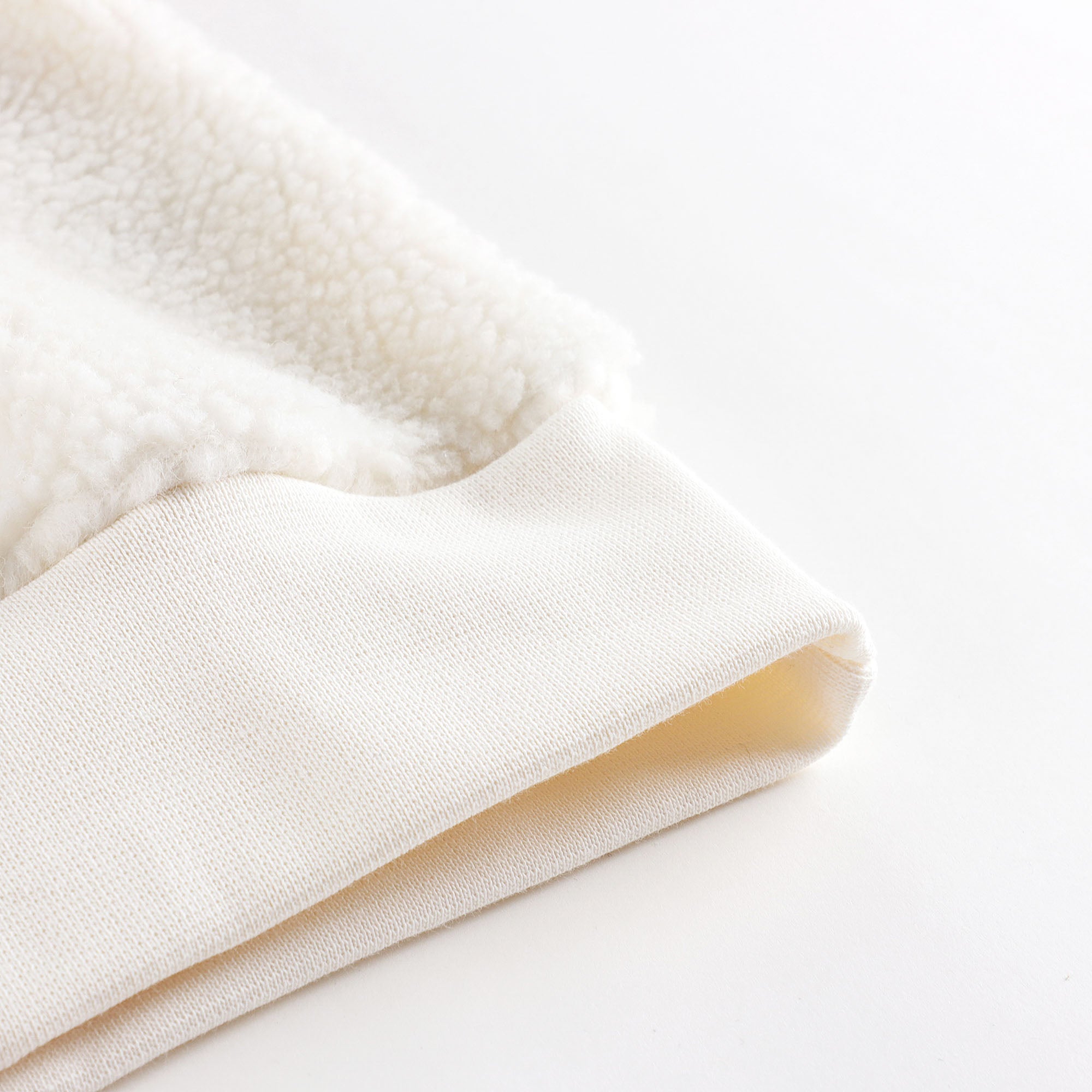 Boys & Girls White Logo Fleece Sweatshirt