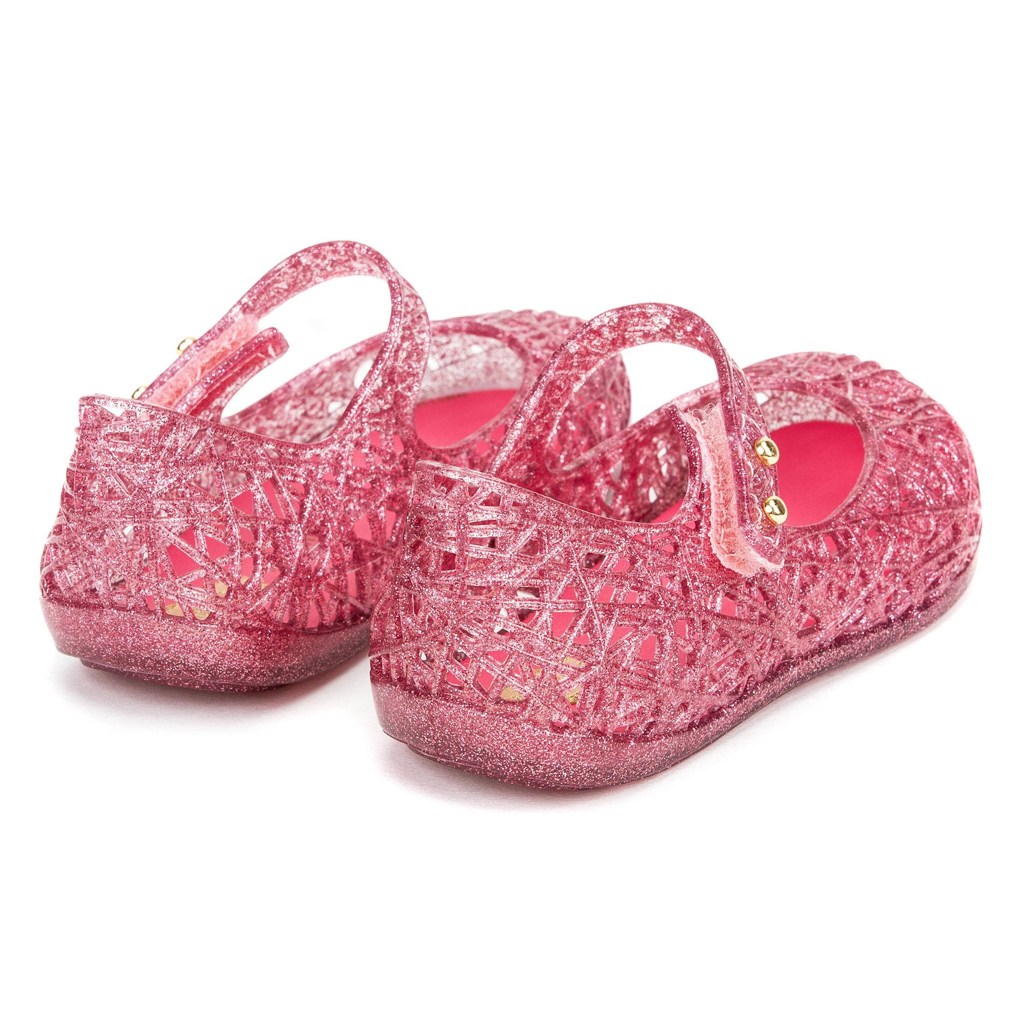 Girls Pink Nest Jelly Shoes