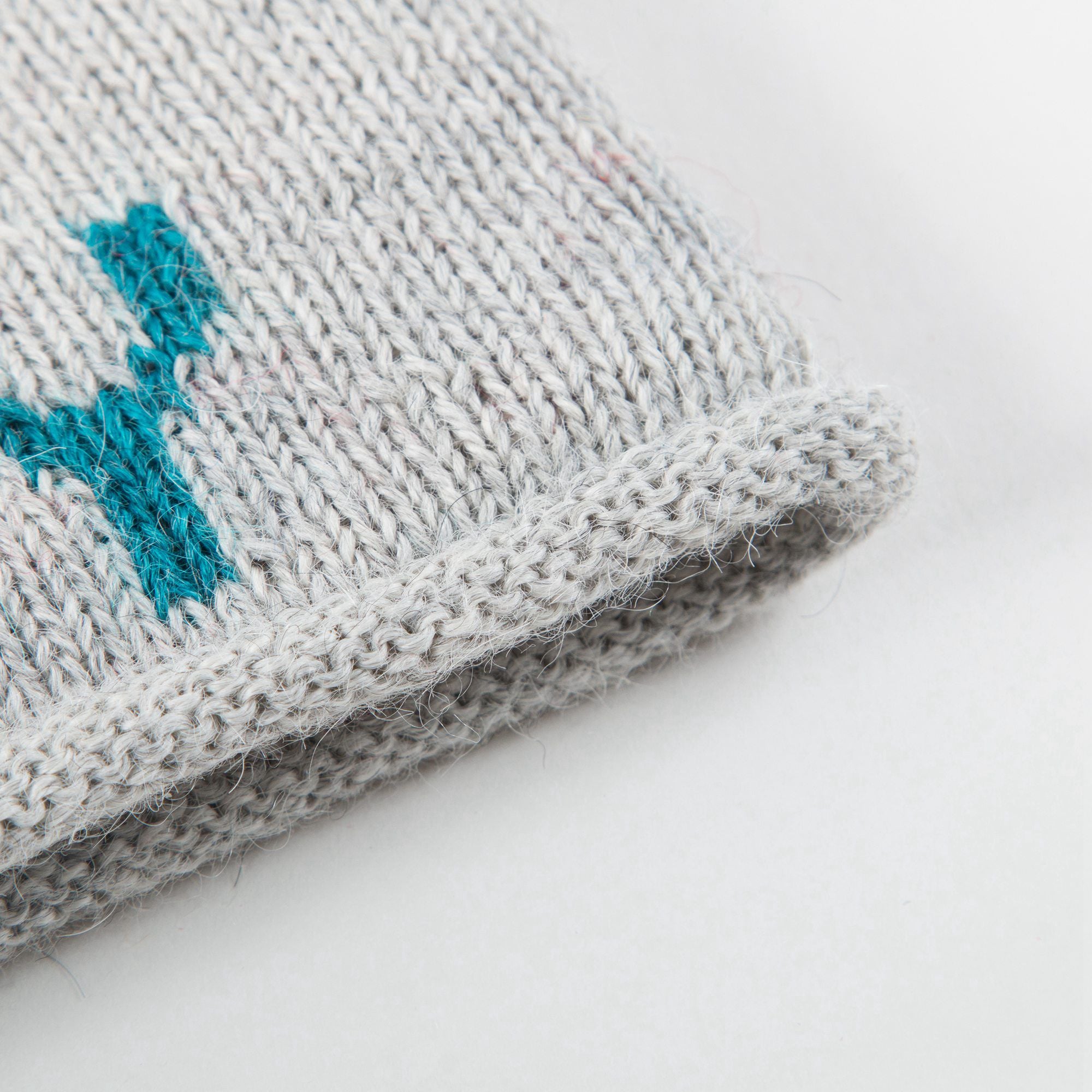 Baby Grey 'Happy Birthday' Alpaca Wool Crown