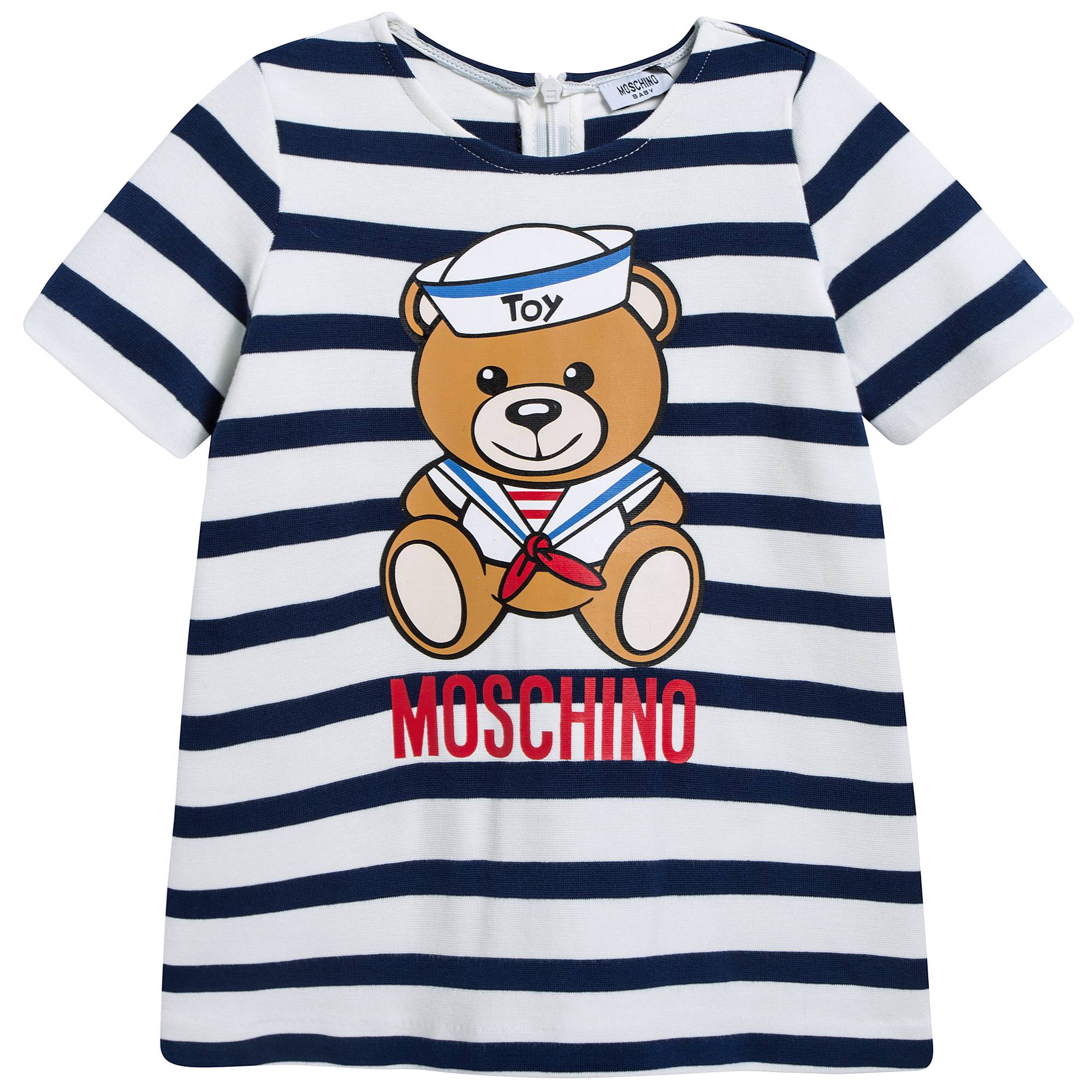 Baby Girls Dark Cloud Stripes Dress
