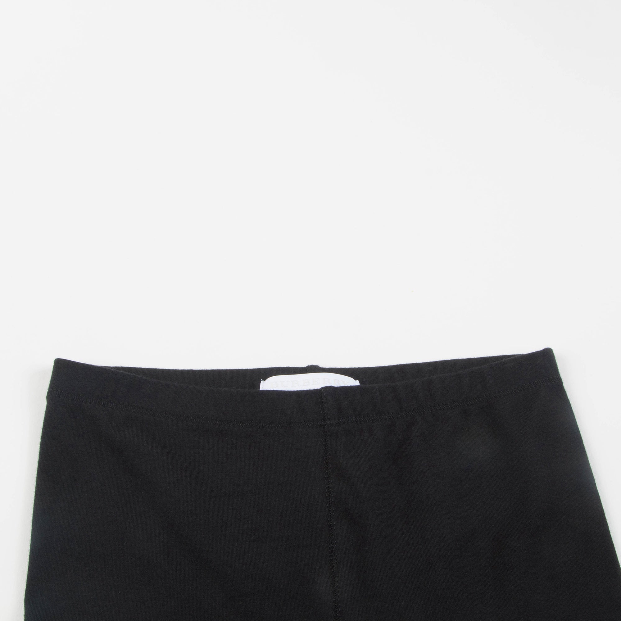 Baby Girls Black Cotton Leggings