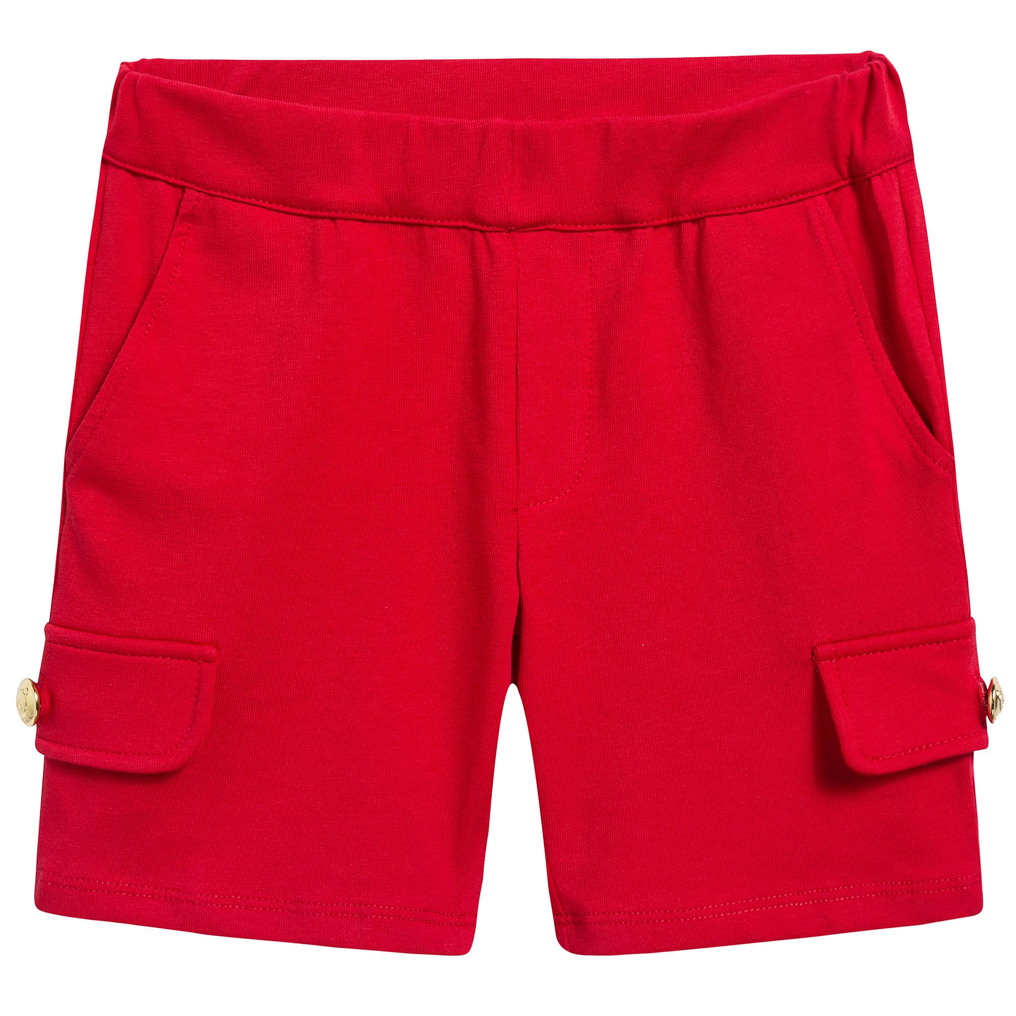 Baby Girls Red Stripes Cotton Set