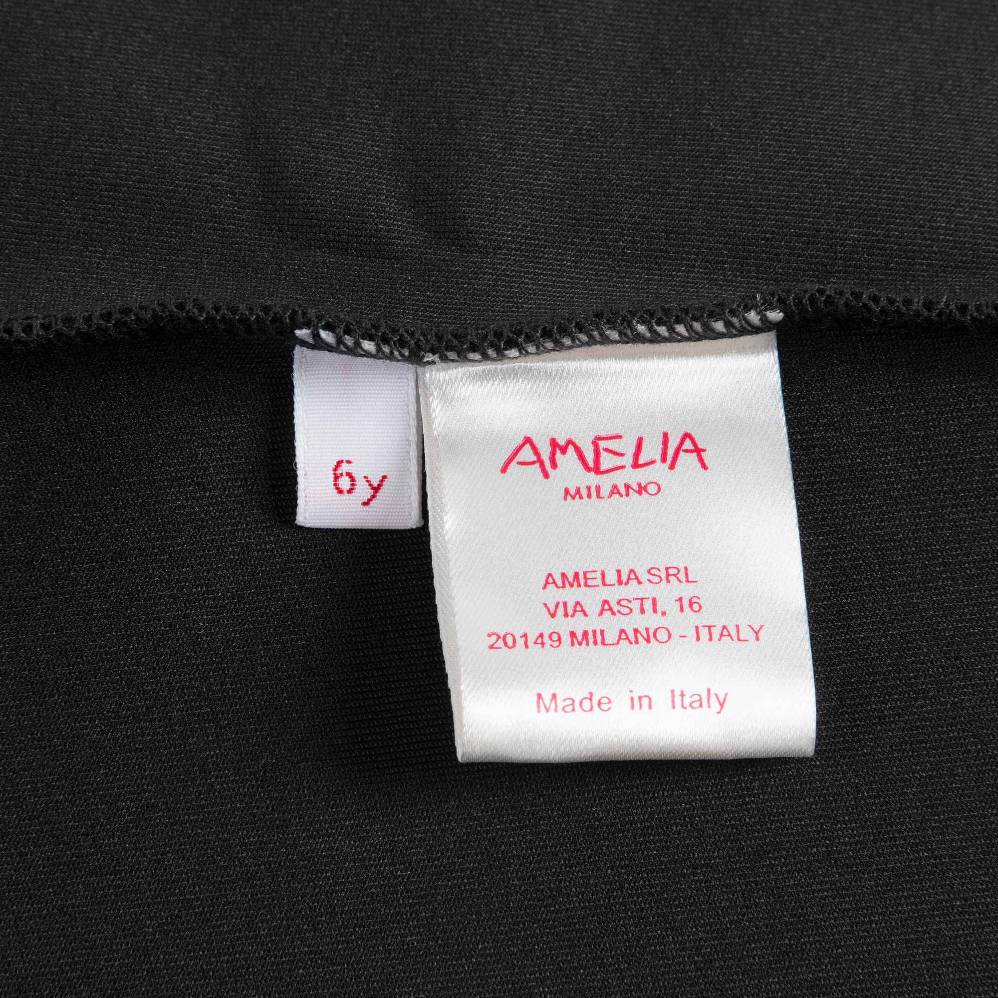 Girls Black Pinafore Dress