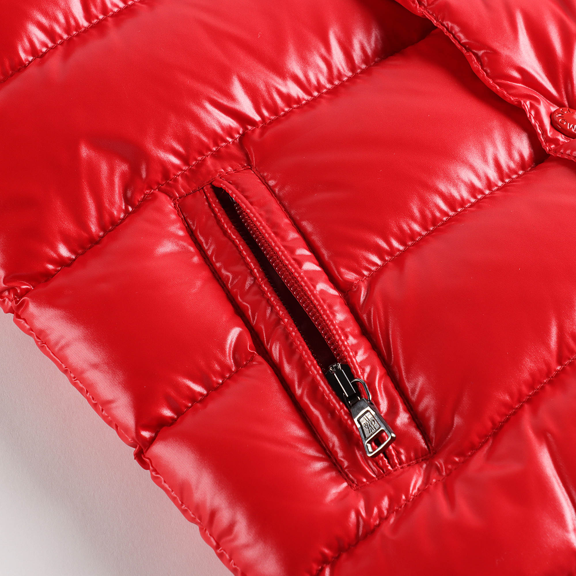 Boys & Girls Red "BERNARD" Padded Down Gilet