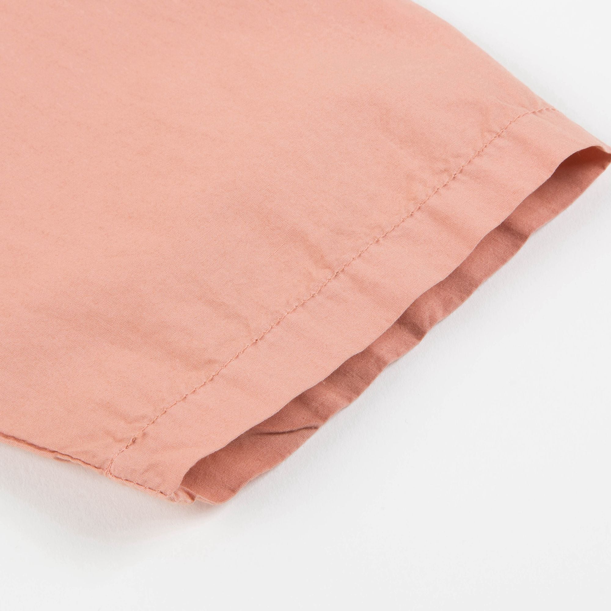 Baby Girls Peach Cotton Woven Trousers