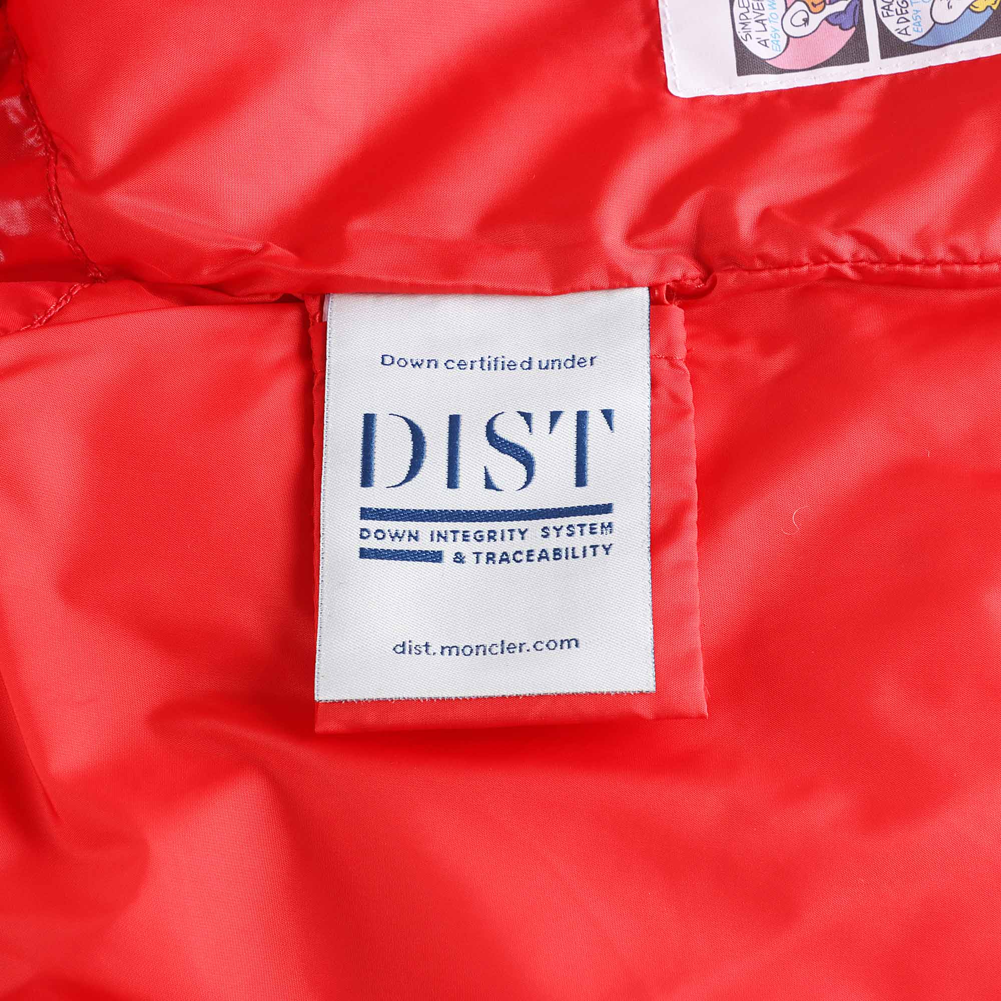 Boys & Girls Red "BERNARD" Padded Down Gilet