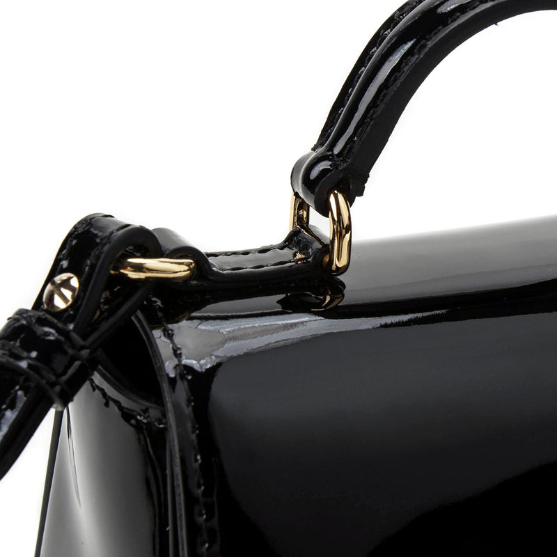 Girls Black Calf Bag