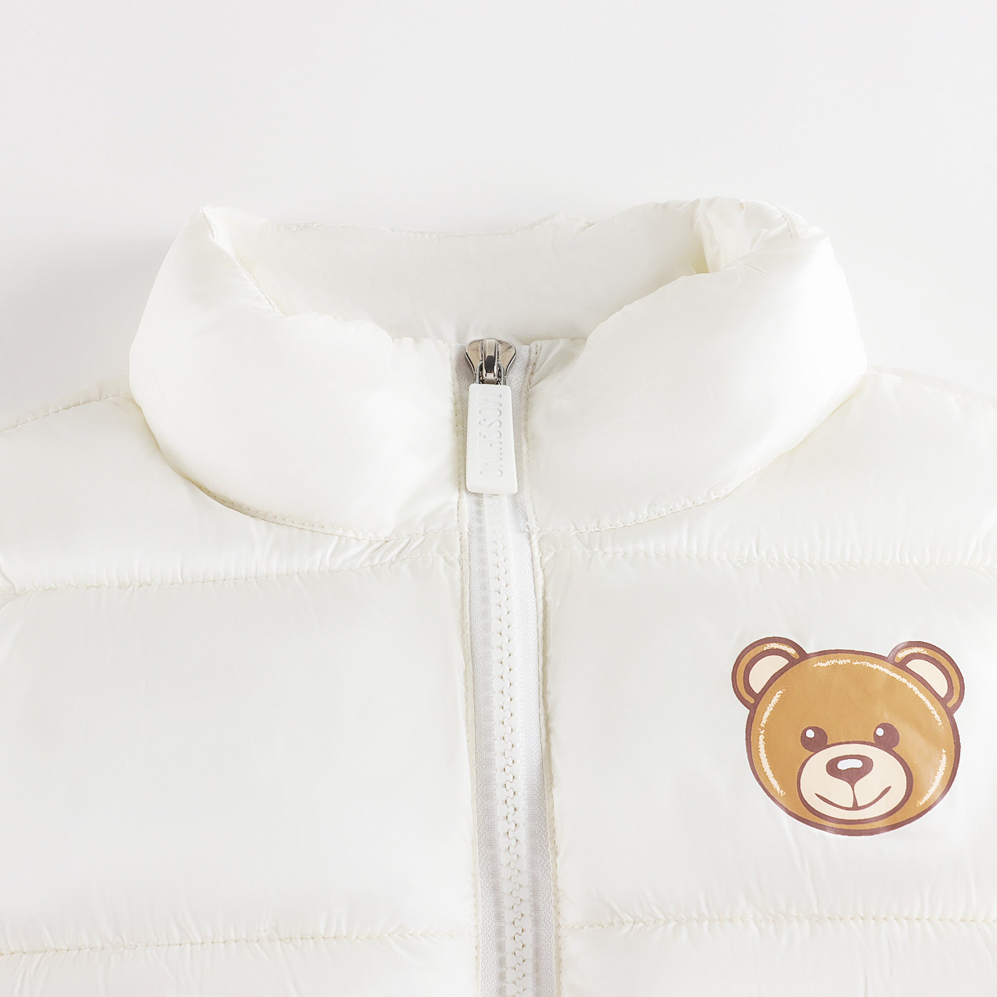 Boys & Girls White Padded Gilet