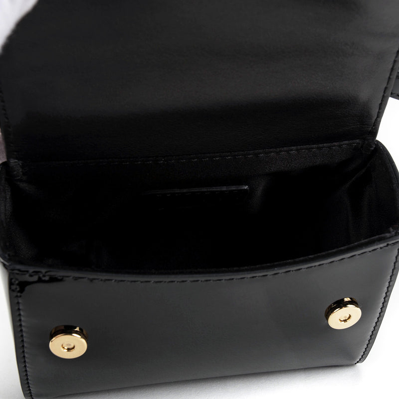 Girls Black Calf Bag