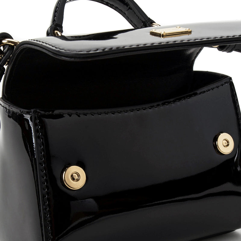 Girls Black Calf Bag