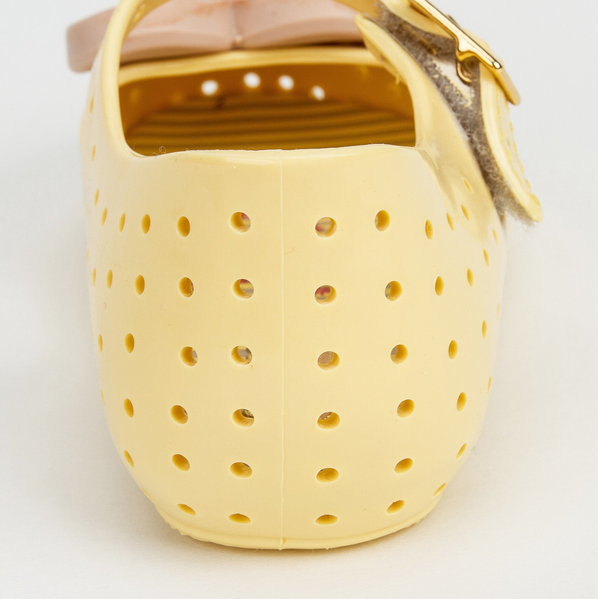 Girls Yellow Heart Jelly Shoes
