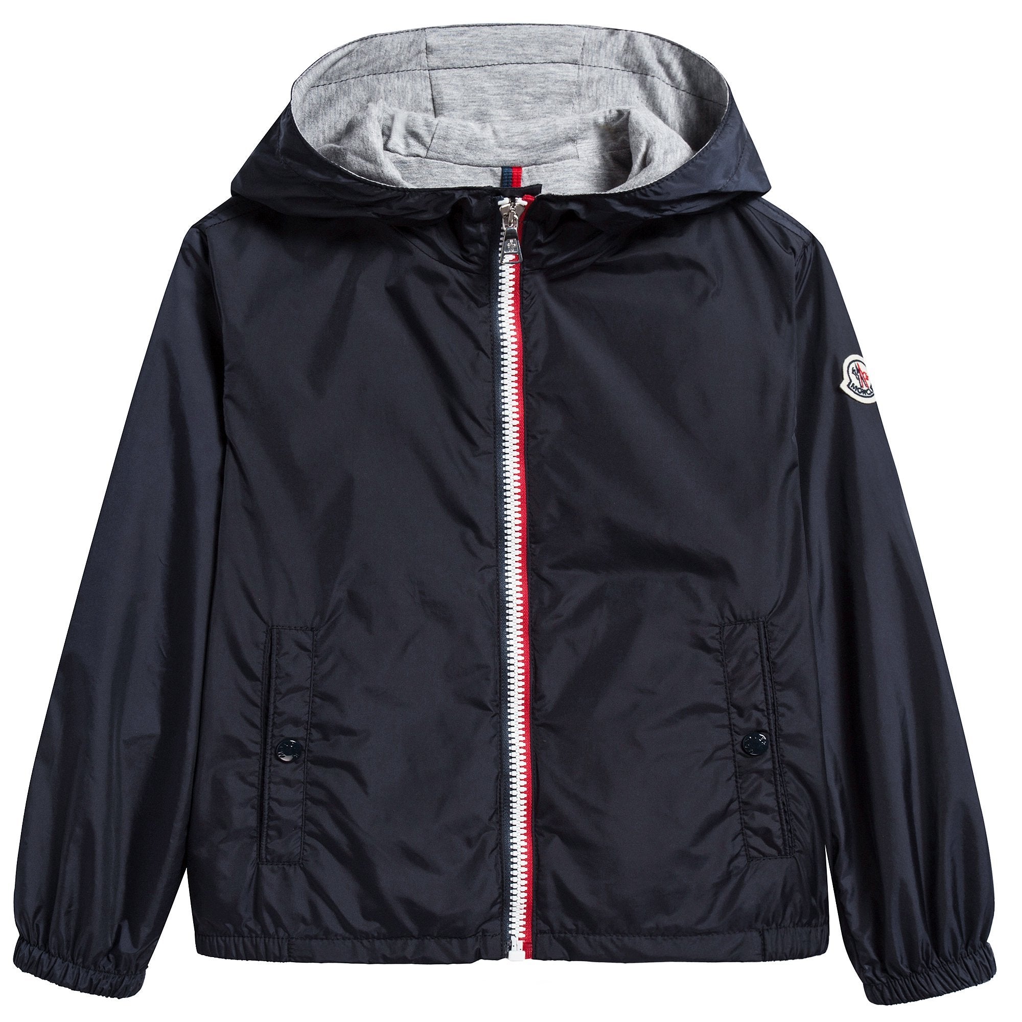 Boys Navy Logo Jacket