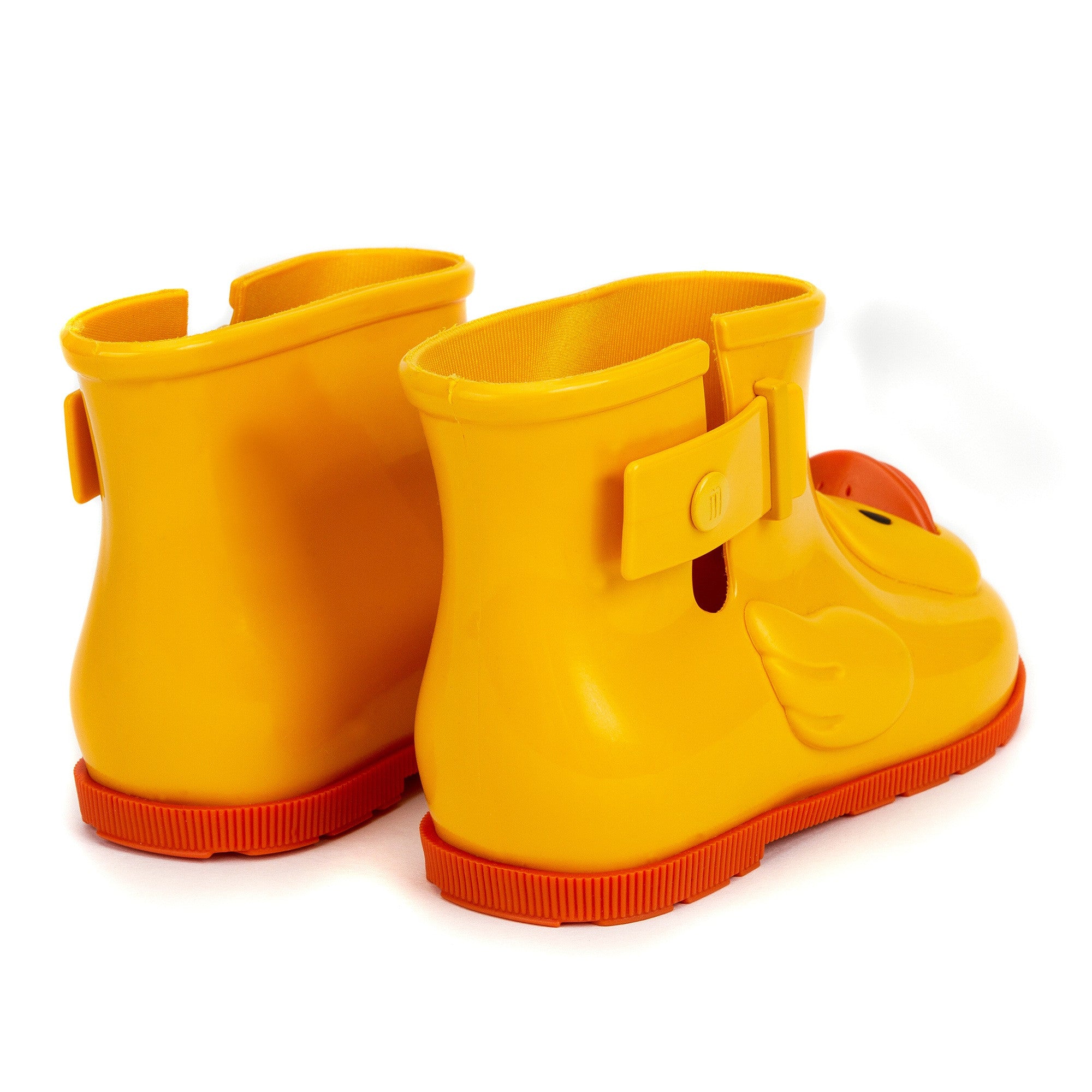 Boys & Girls Yellow Duck Rainshoes