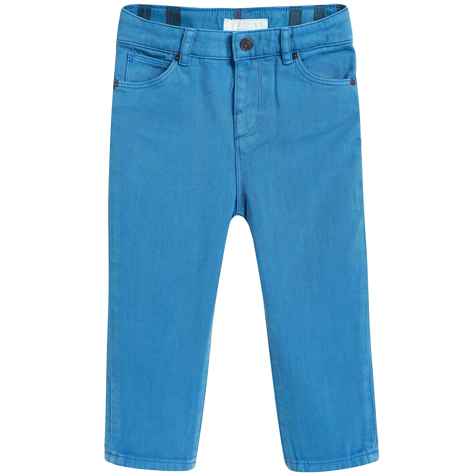 Baby Boys Blue Jeans - CÉMAROSE | Children's Fashion Store - 1