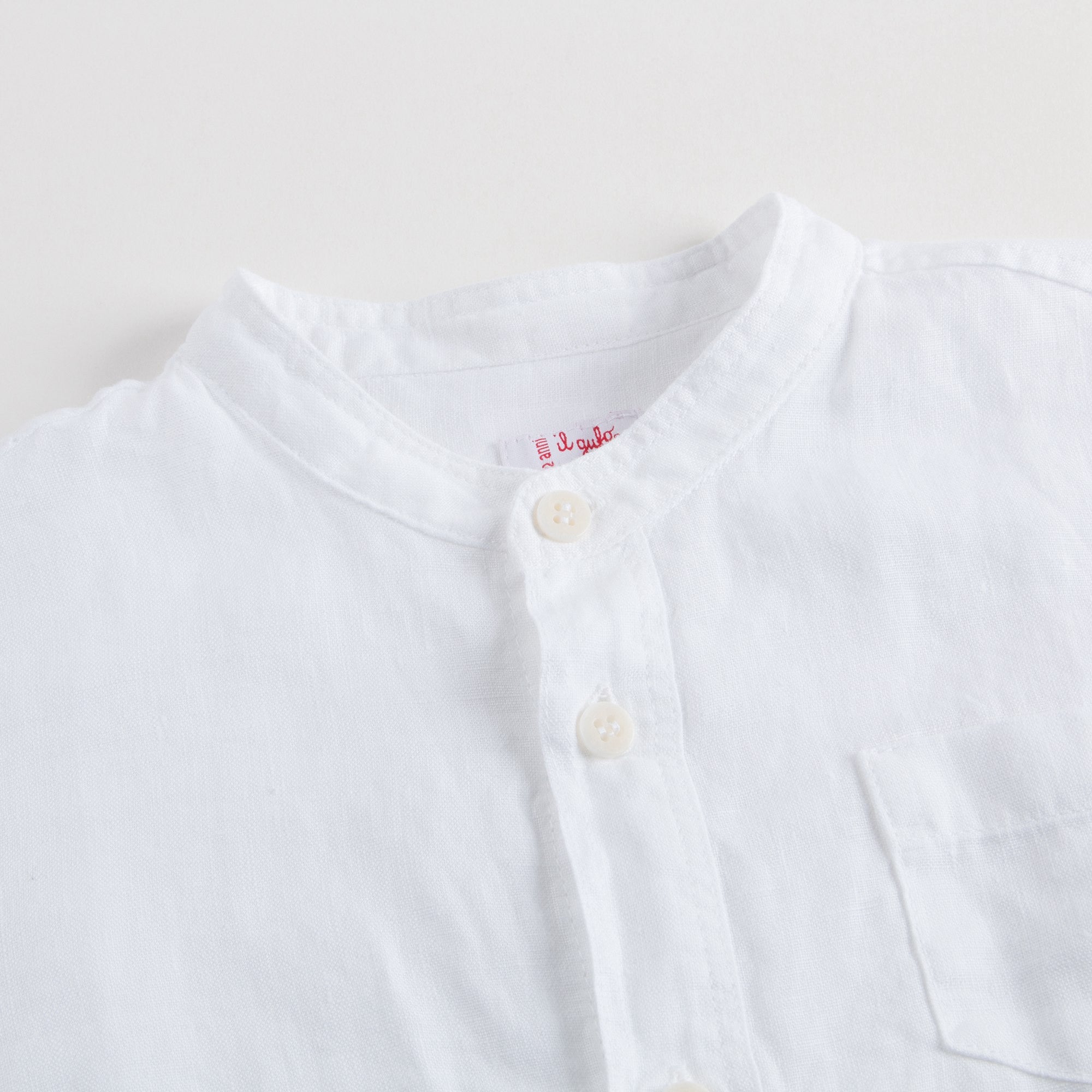 Girls White Shirt With Pocket