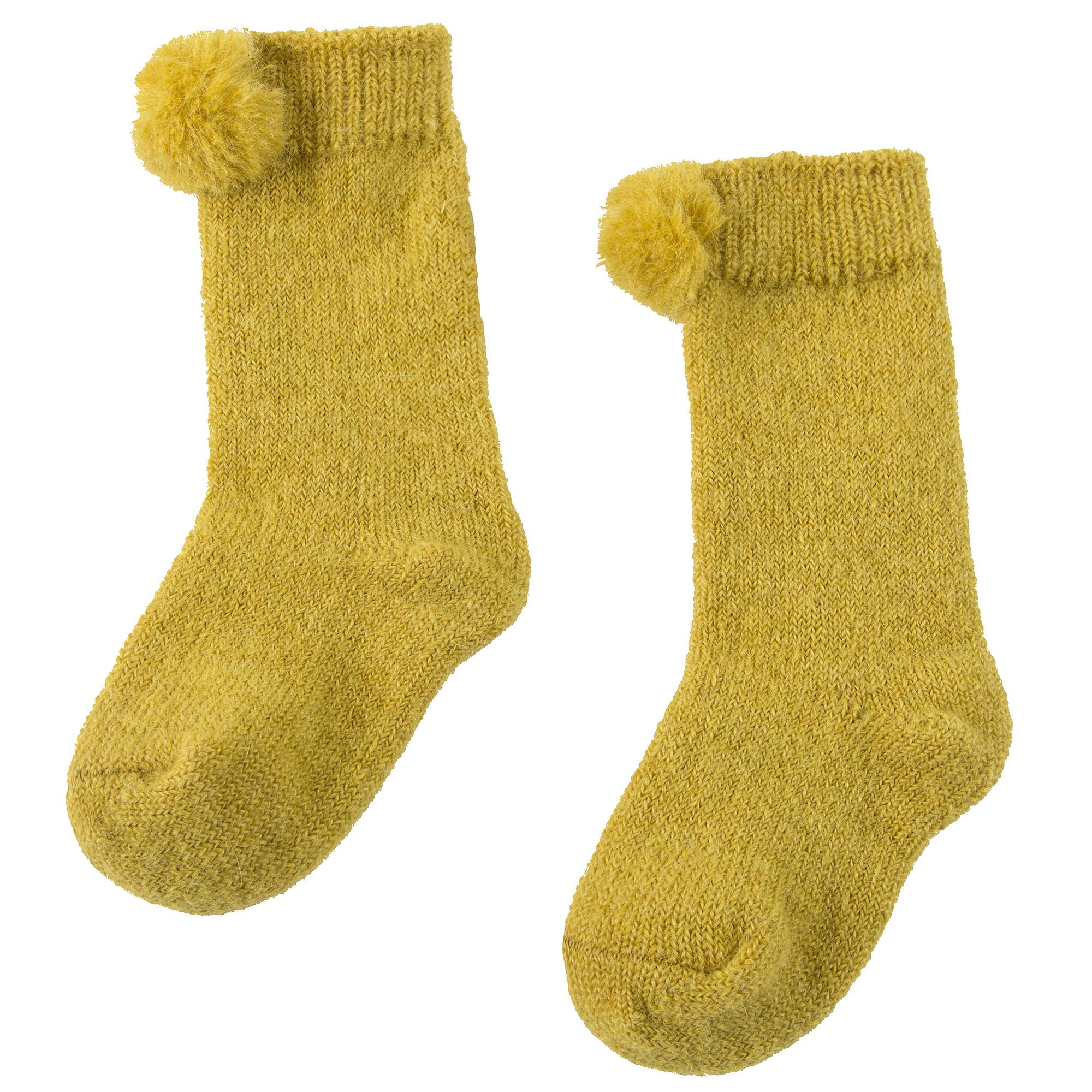 Girls Yellow "Poppy" Socks