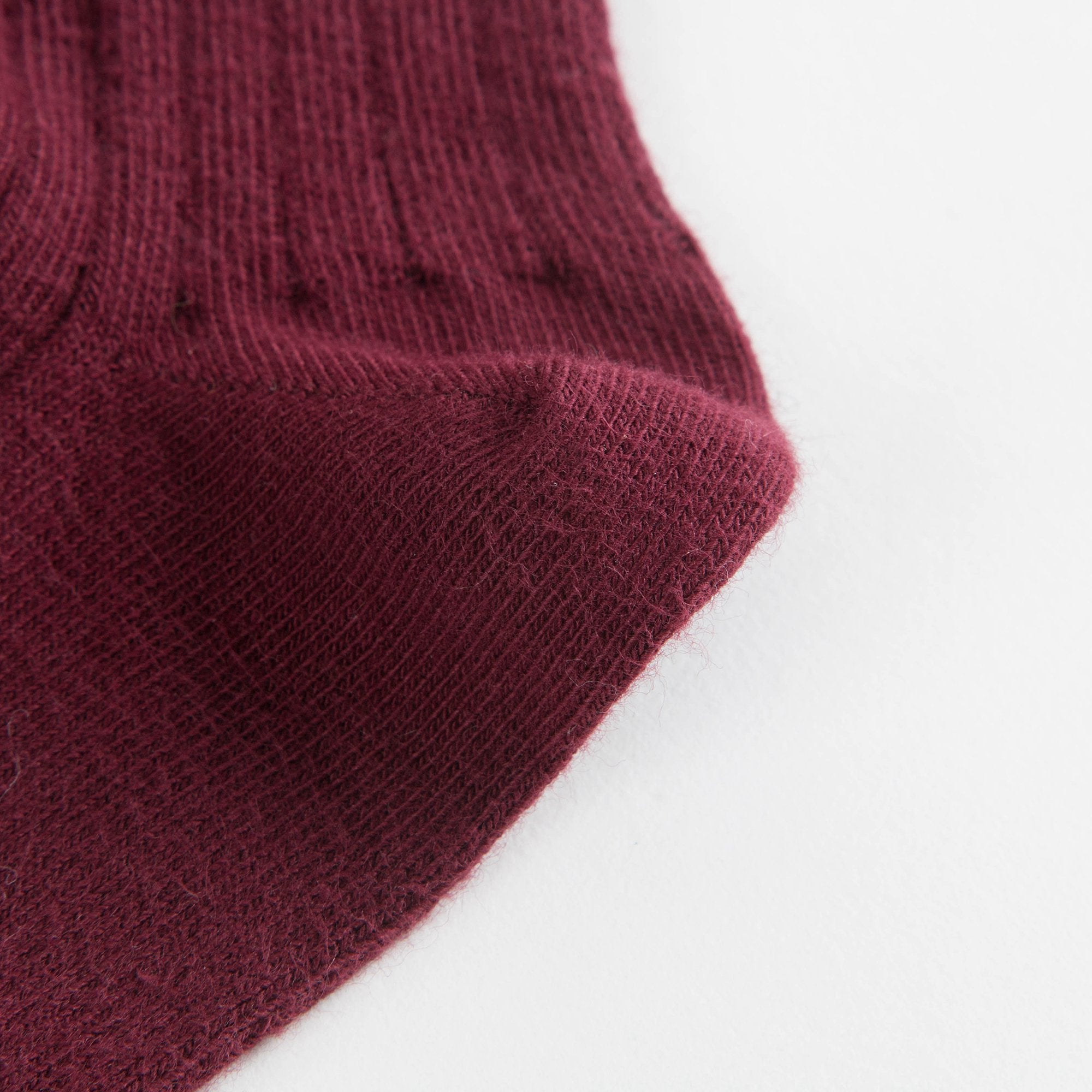 Girls Red Wine Ribbed Tights