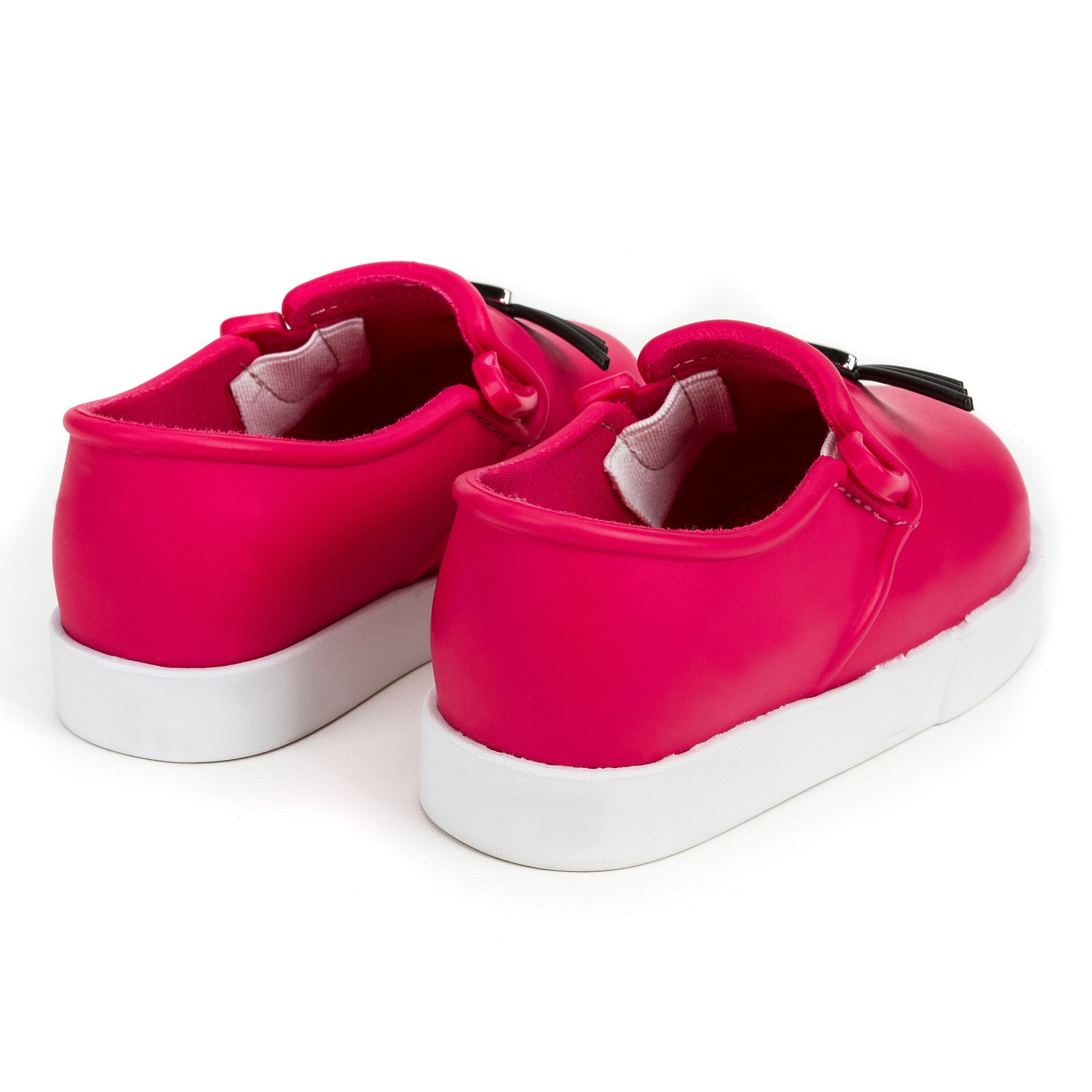 Girls Pink 'Cat' Slip-On Shoes