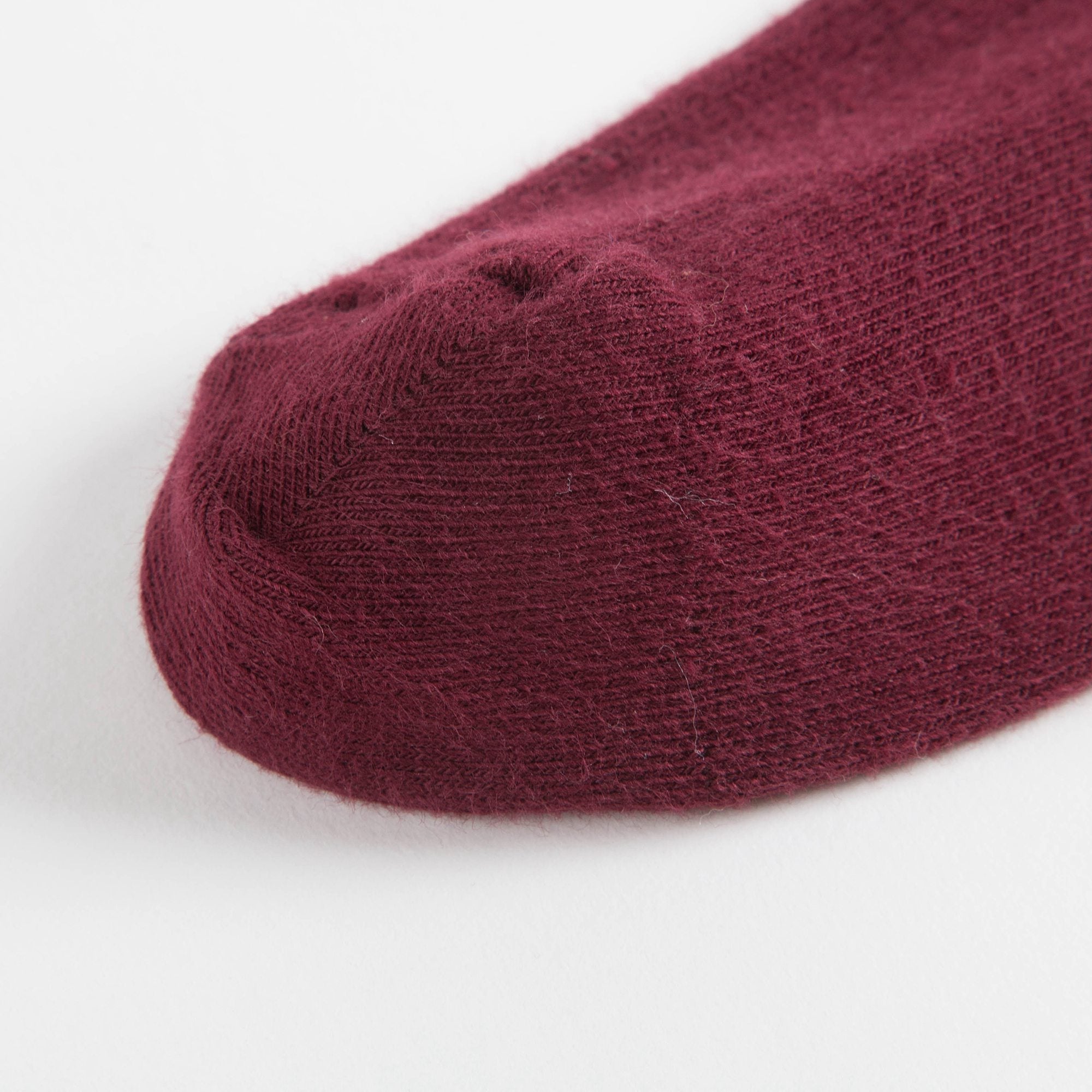 Girls Red Wine Ribbed Tights