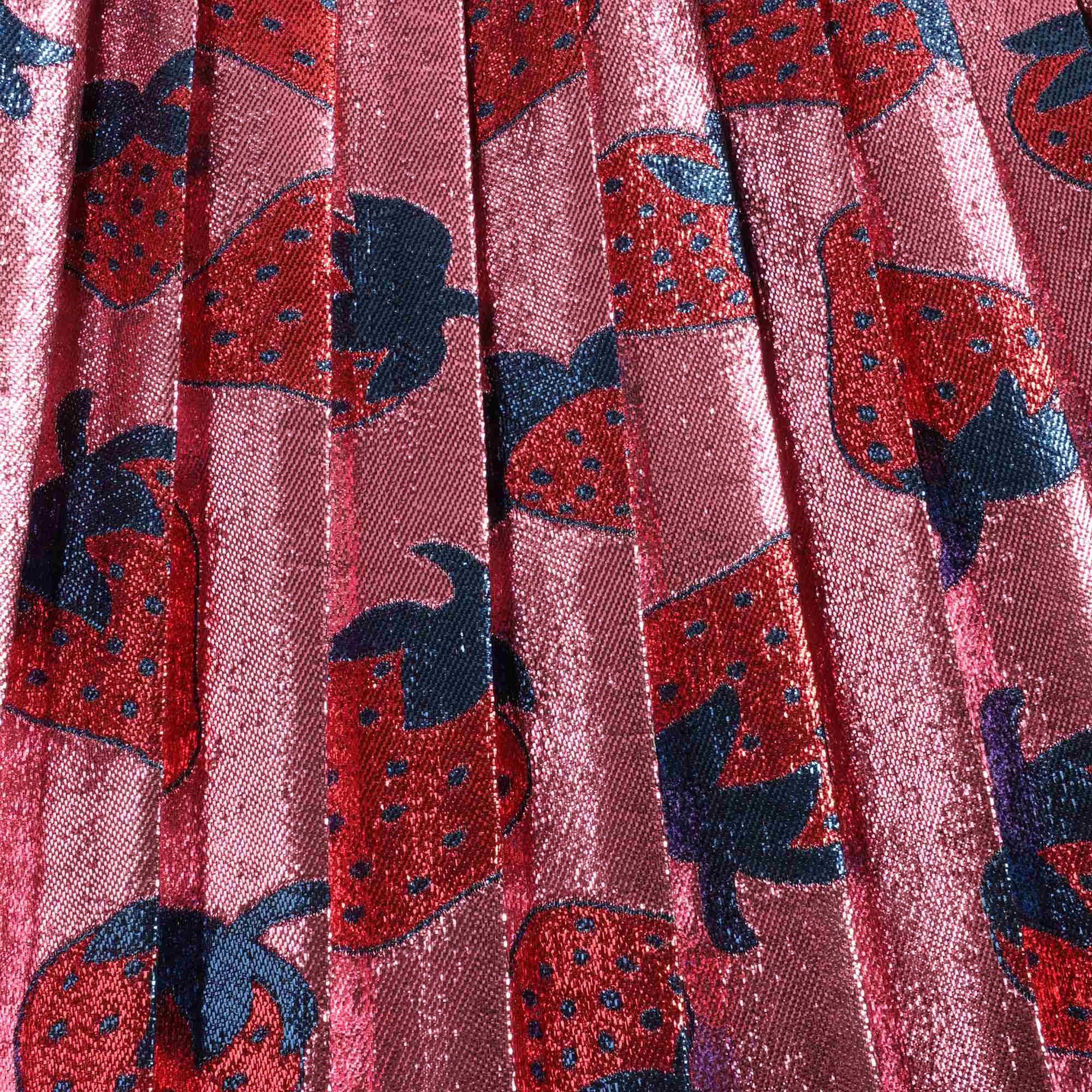 Girls Pink Strawberry Skirt