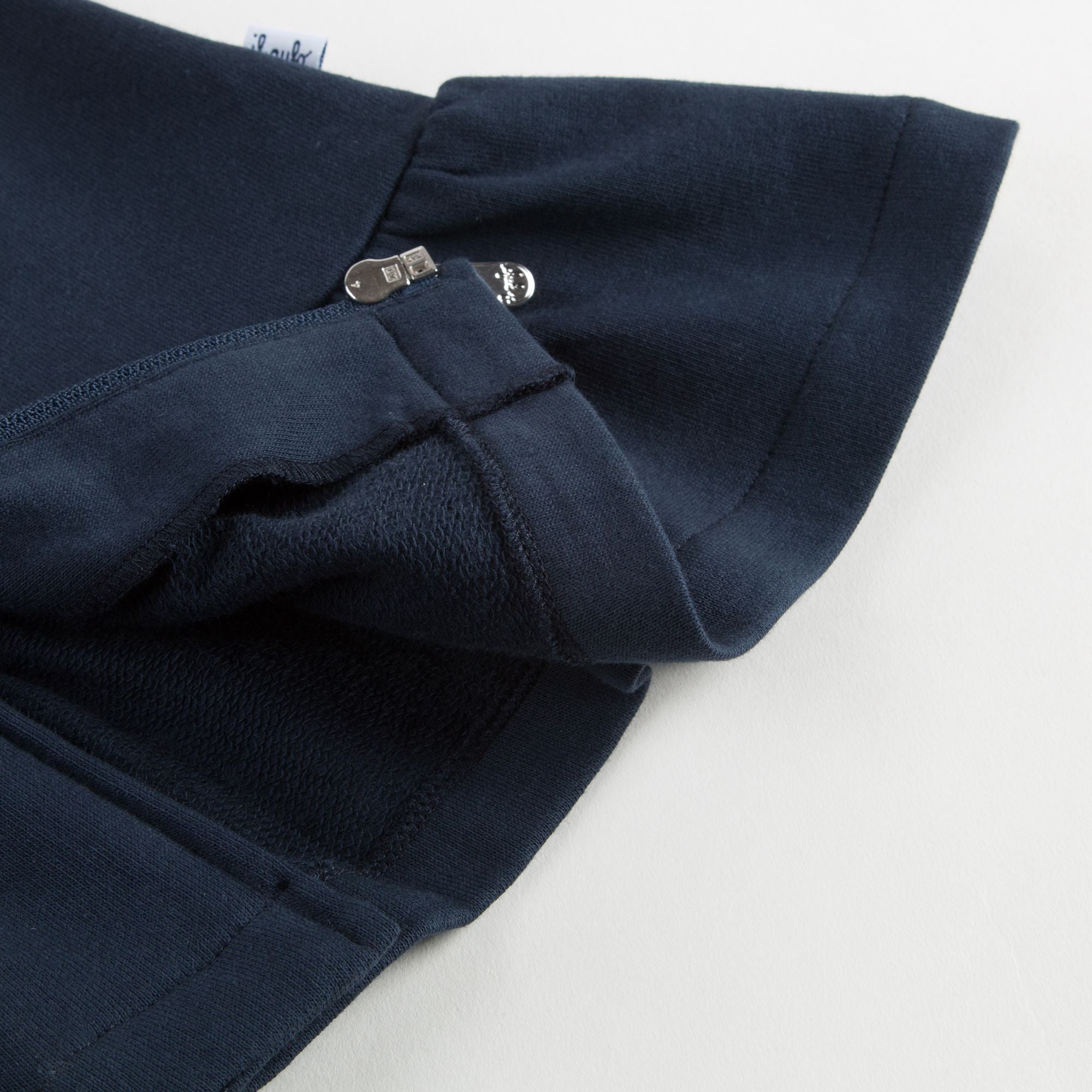 Girls Dark Blue Jersey Jacket