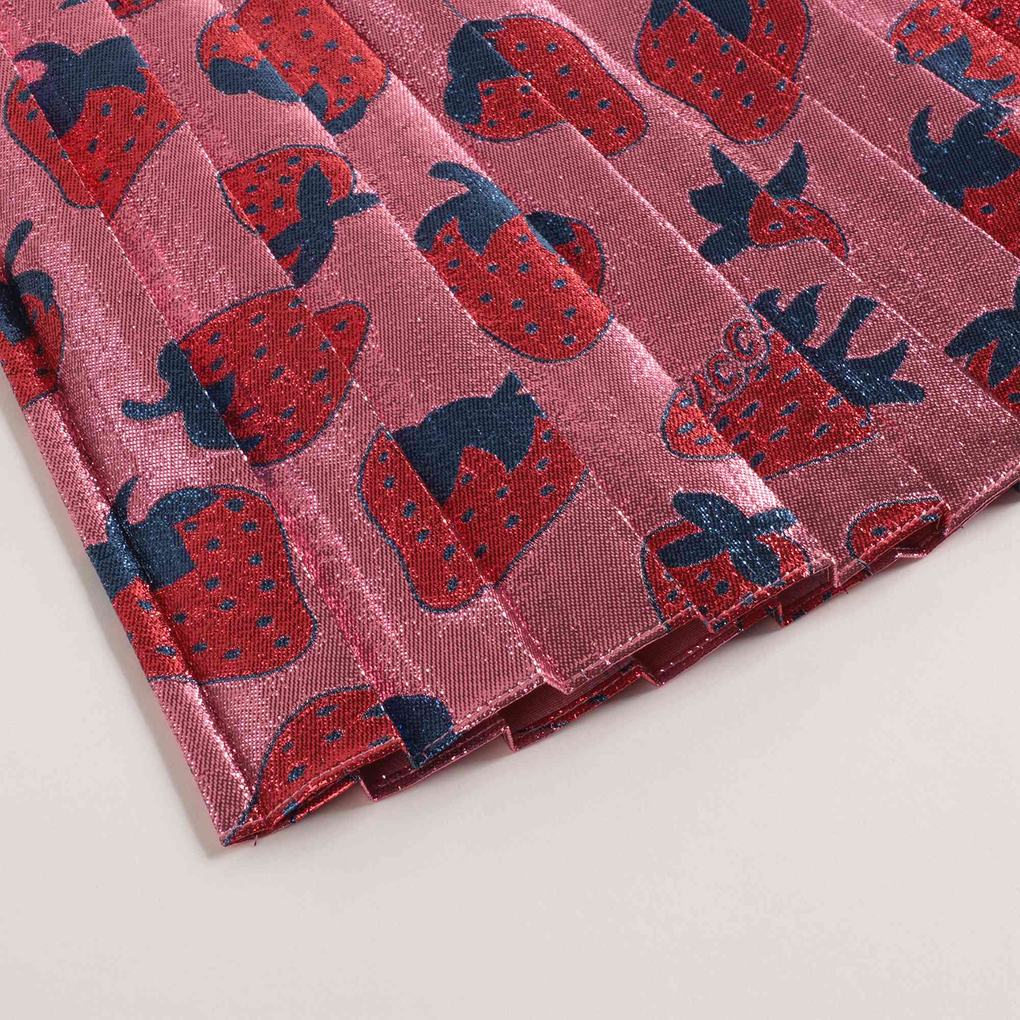 Girls Pink Strawberry Skirt
