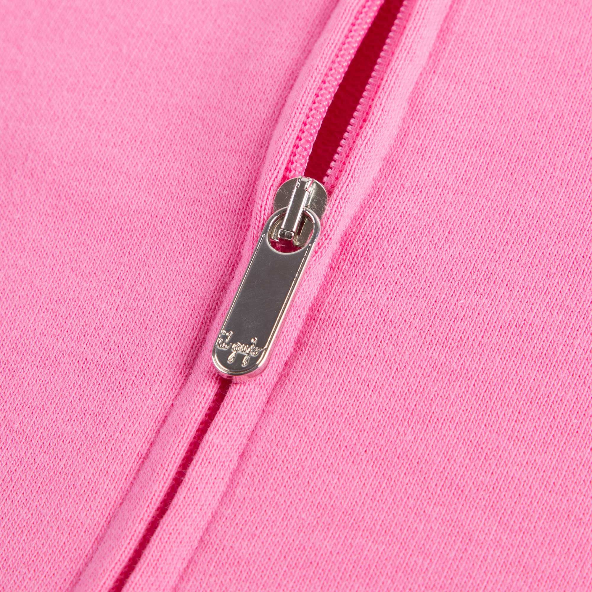 Girls Dark Pink Jersey Jacket